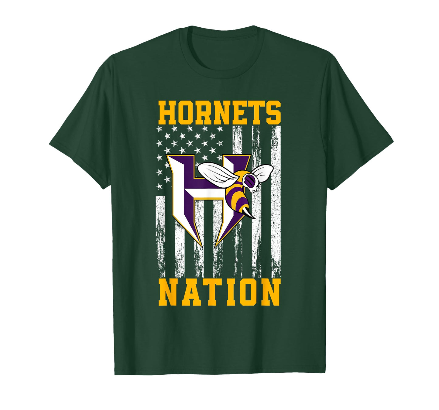 Hampton Hornets Logo Nation HS T-Shirt