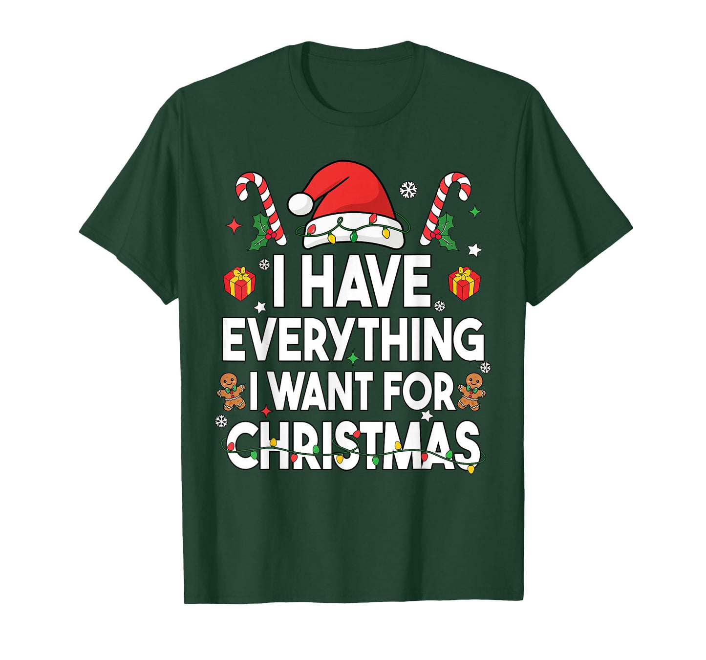 I Have Everything I Want for Christmas Its Me I'm Everything T-Shirt