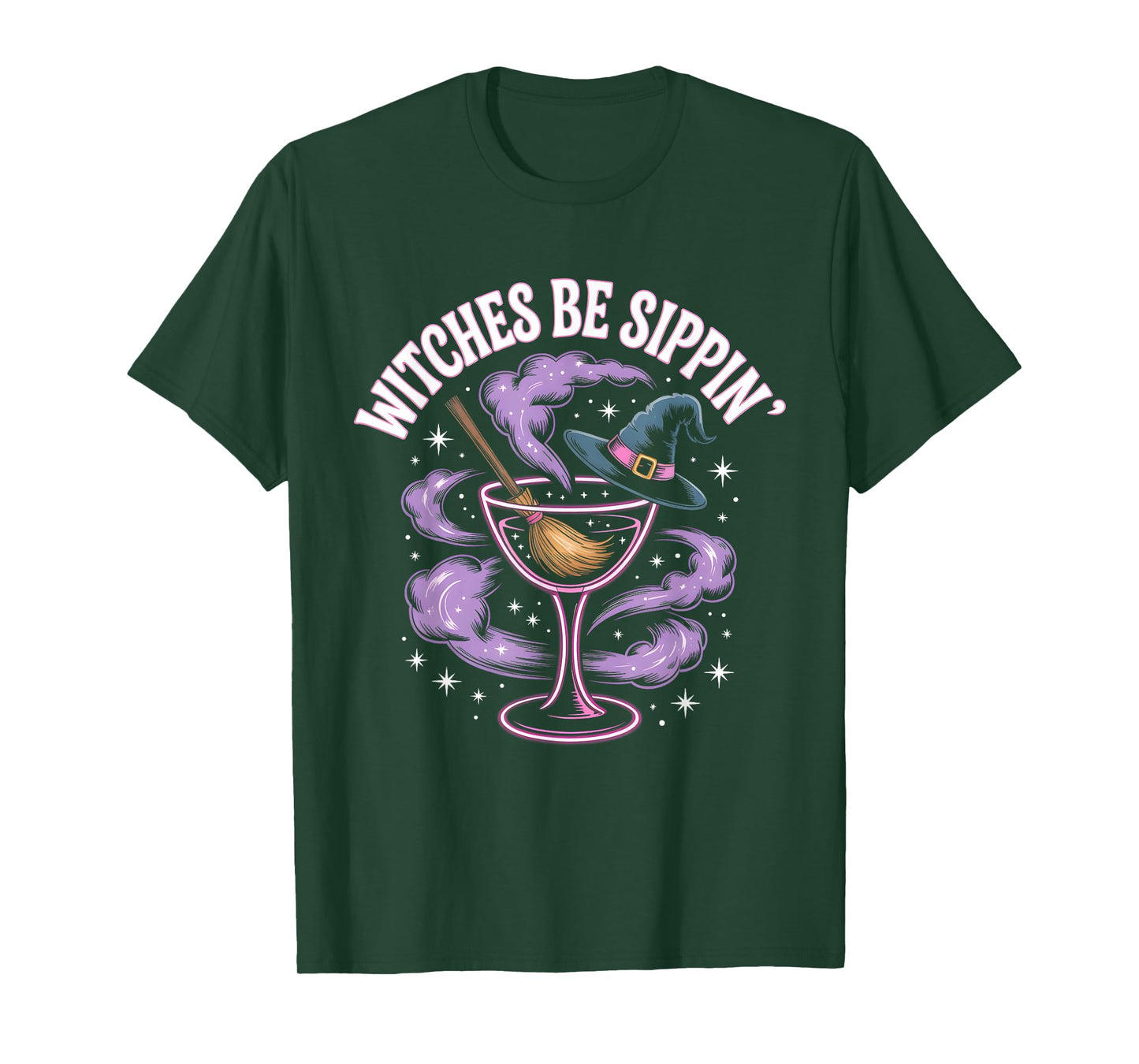 Funny Halloween Witches Sippin’ T-Shirt