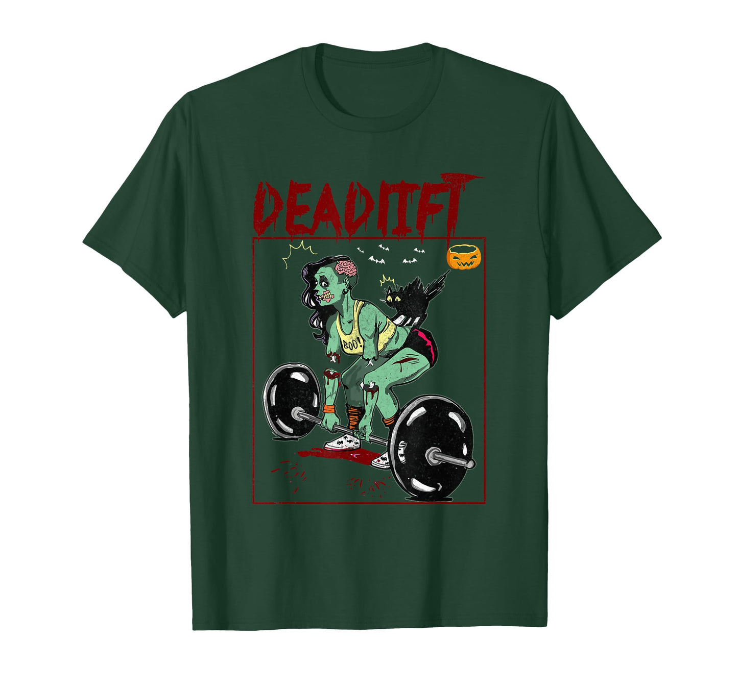 Deadlift Funny Halloween Costume Workout Exercise Fitness T-Shirt