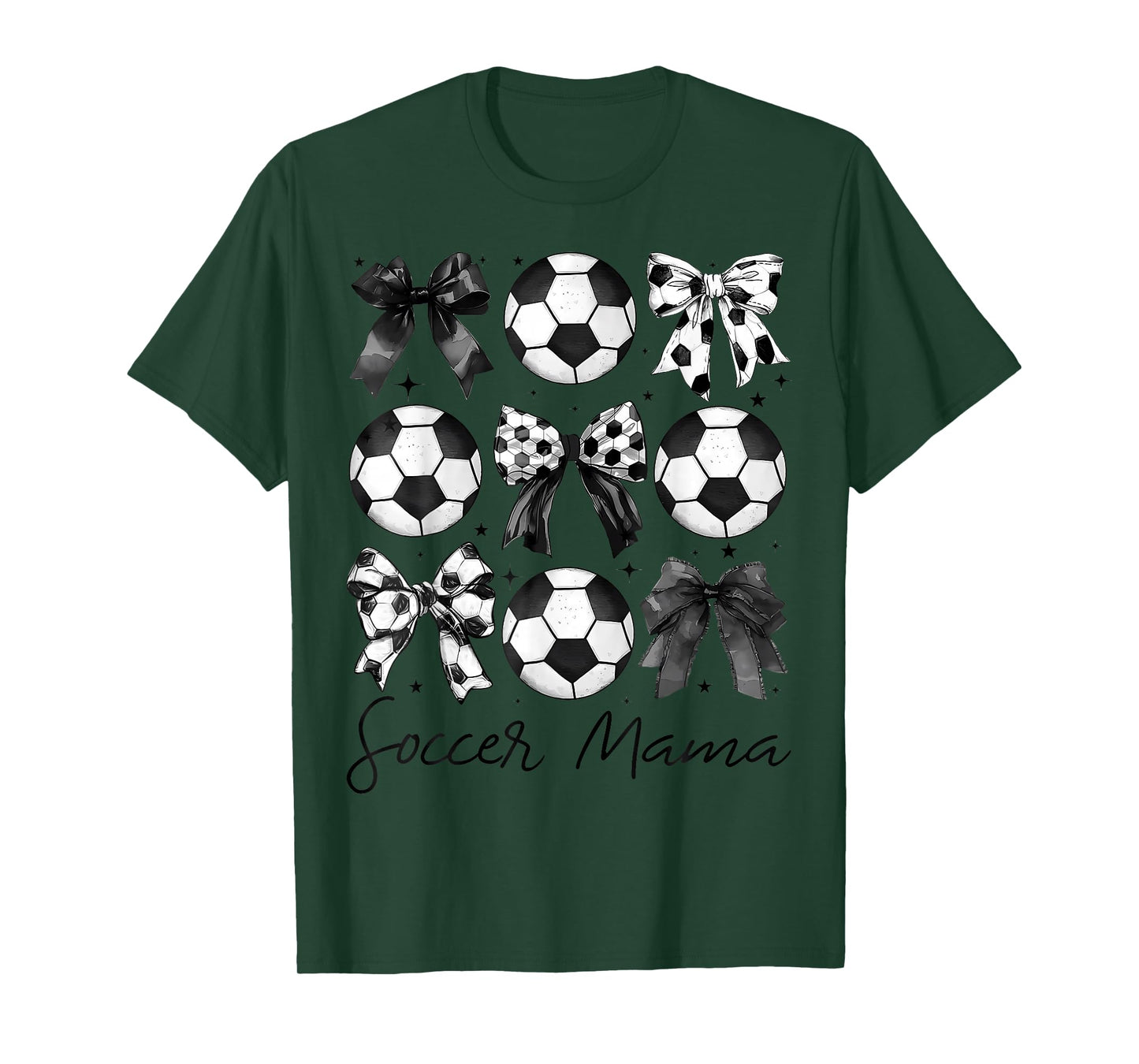 Soccer Mama Shirt Coquette Bow Soccer Mom T-Shirt