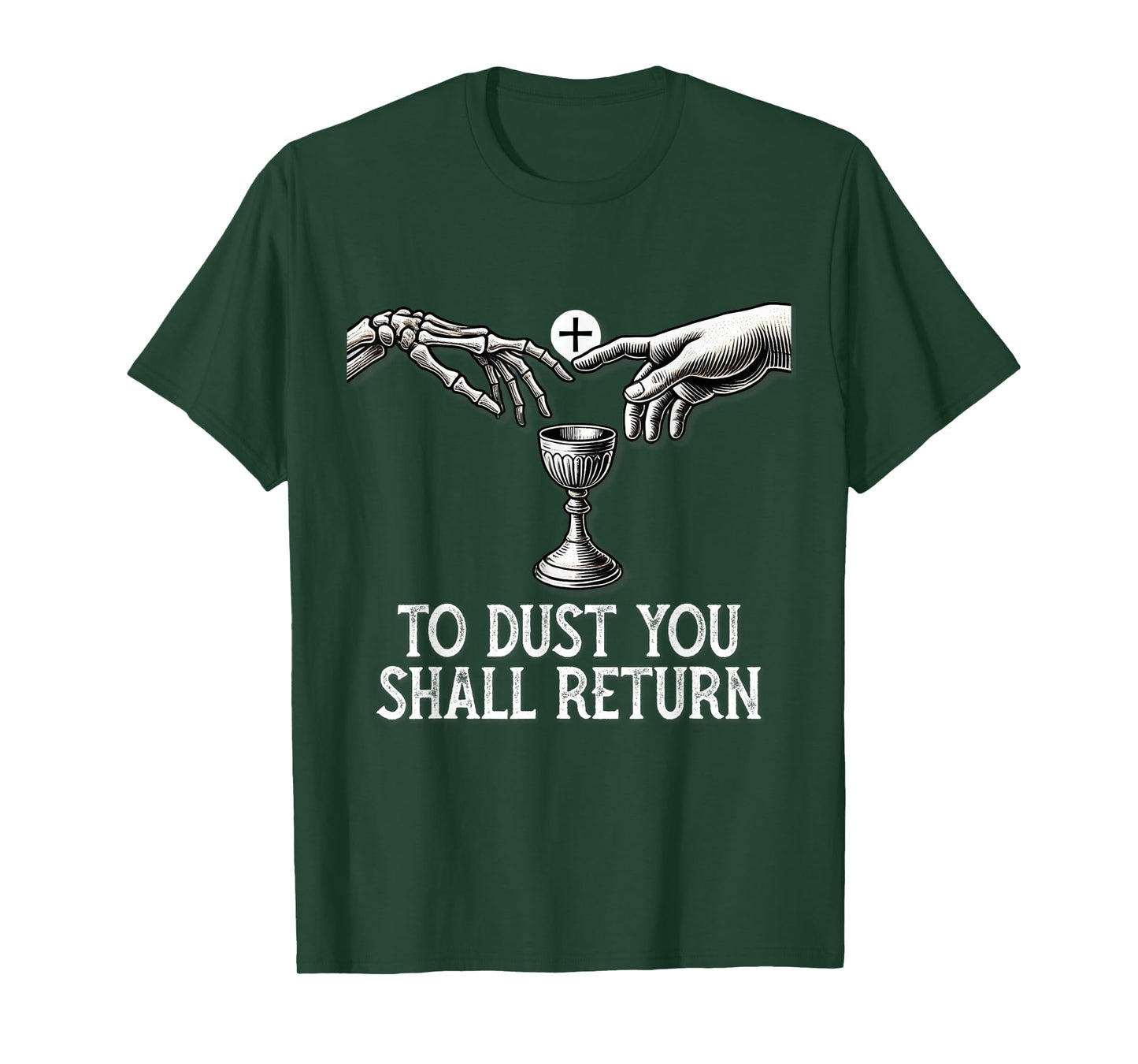 Memento Mori Catholic Eucharist Traditional Latin Mass Skull T-Shirt
