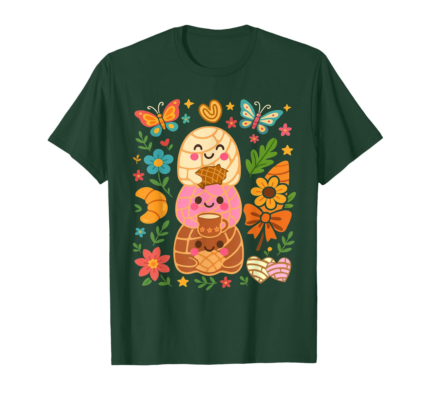 Mexican Boo Pan Dulce Spooky Season Halloween Pantasmas T-Shirt