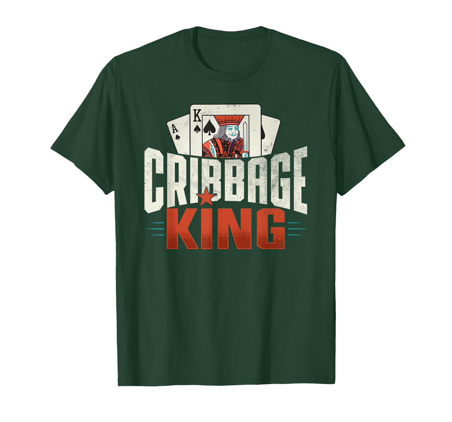 Cribbage Board Game Cribbage King Cribbage Player T-Shirt