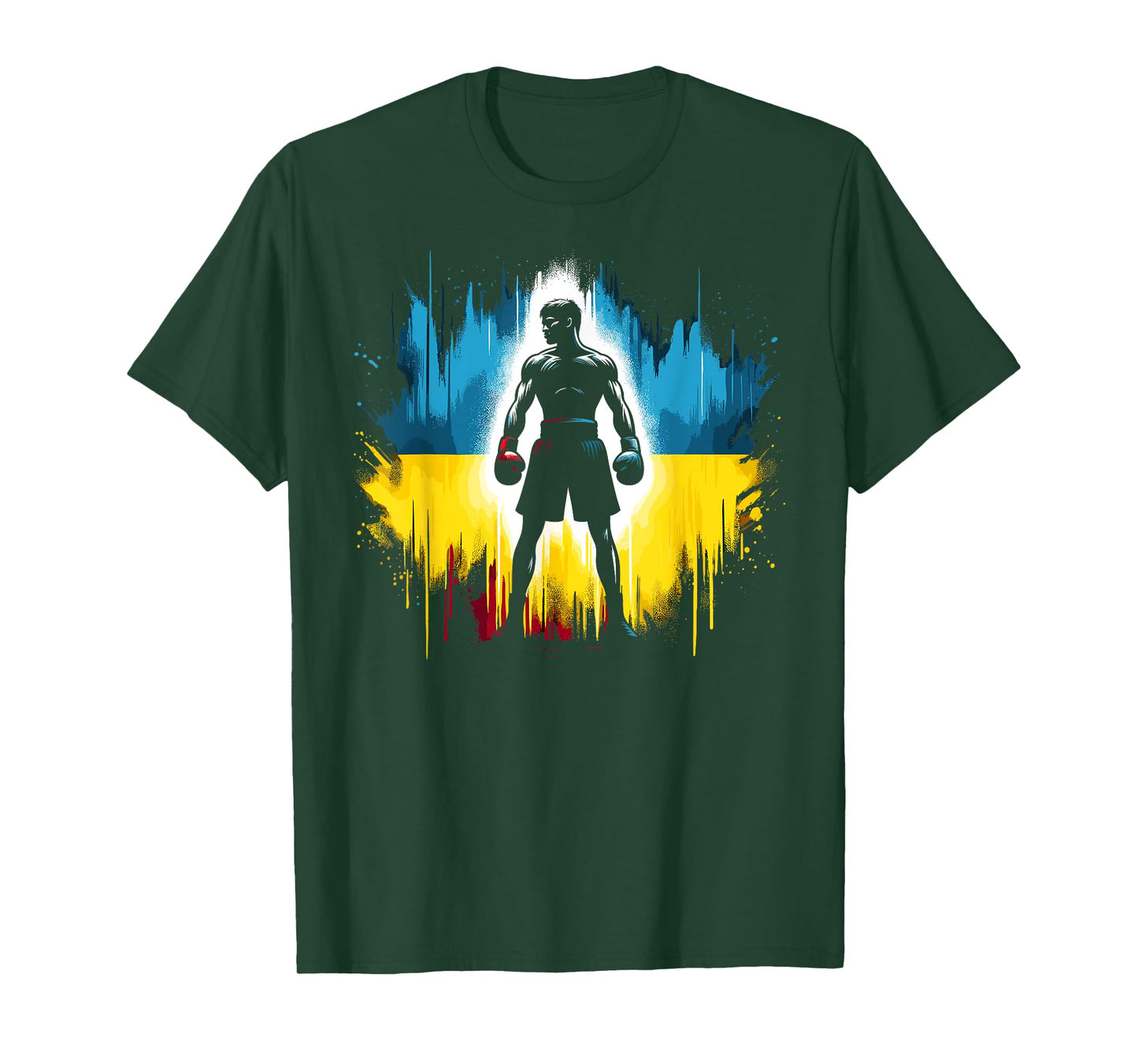 Ukrainian Boxer Patriotic Boxing Fighter Ukraine T-Shirt