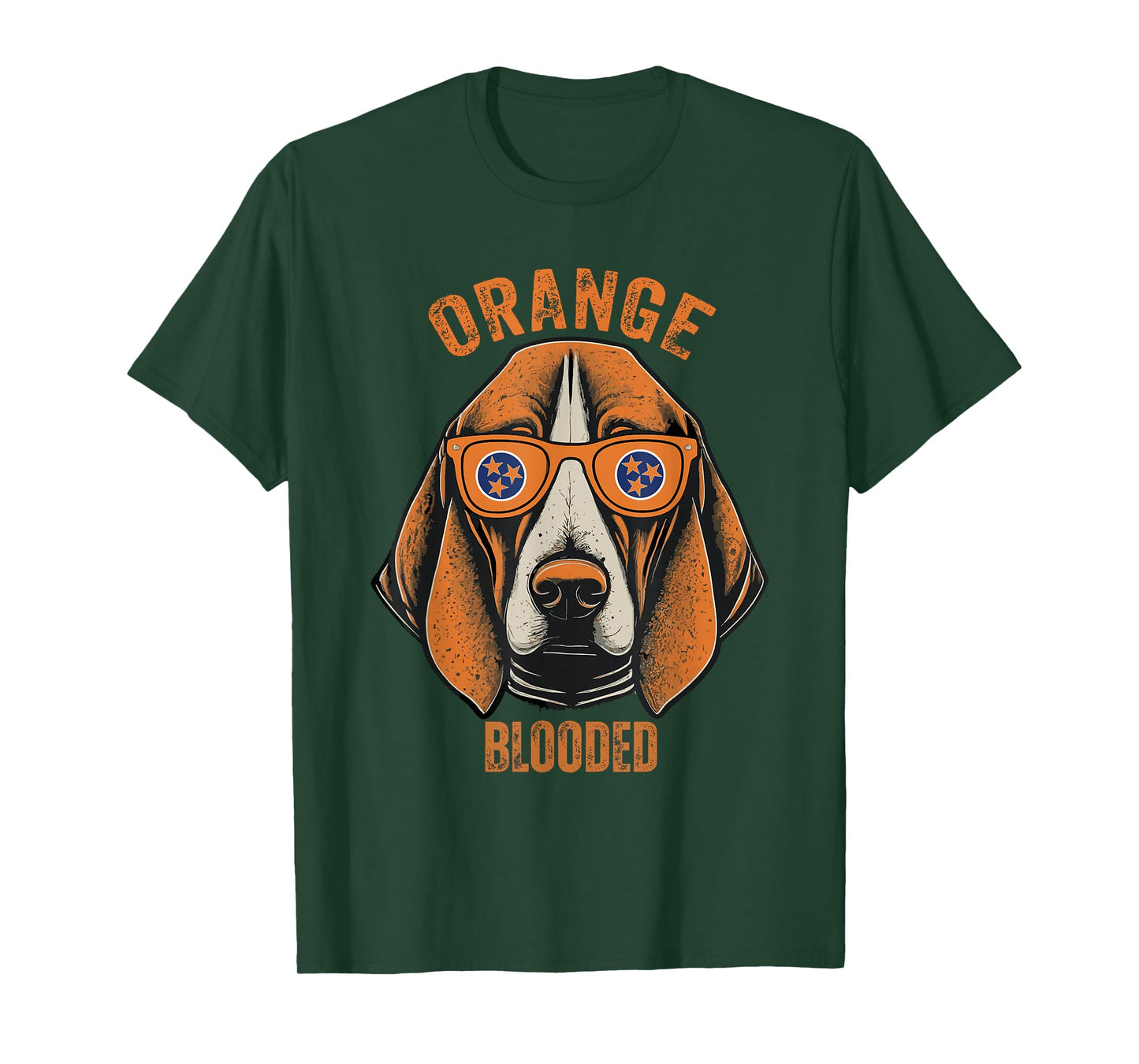 Orange Blooded Tennessee Hound Native Home TN State Pride T-Shirt