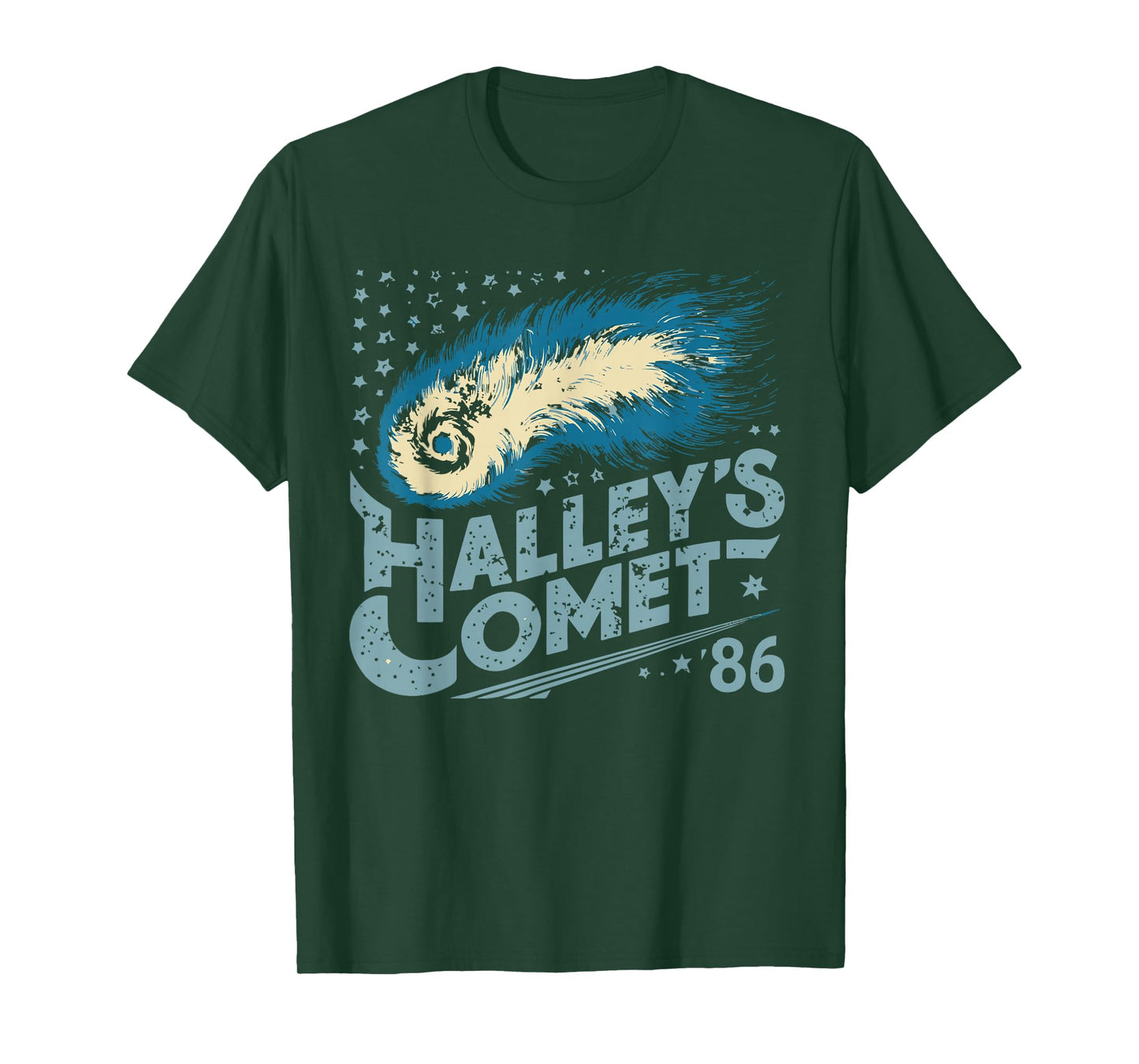 Retro Vintage 80's Halley's Comet Space Lover T-Shirt