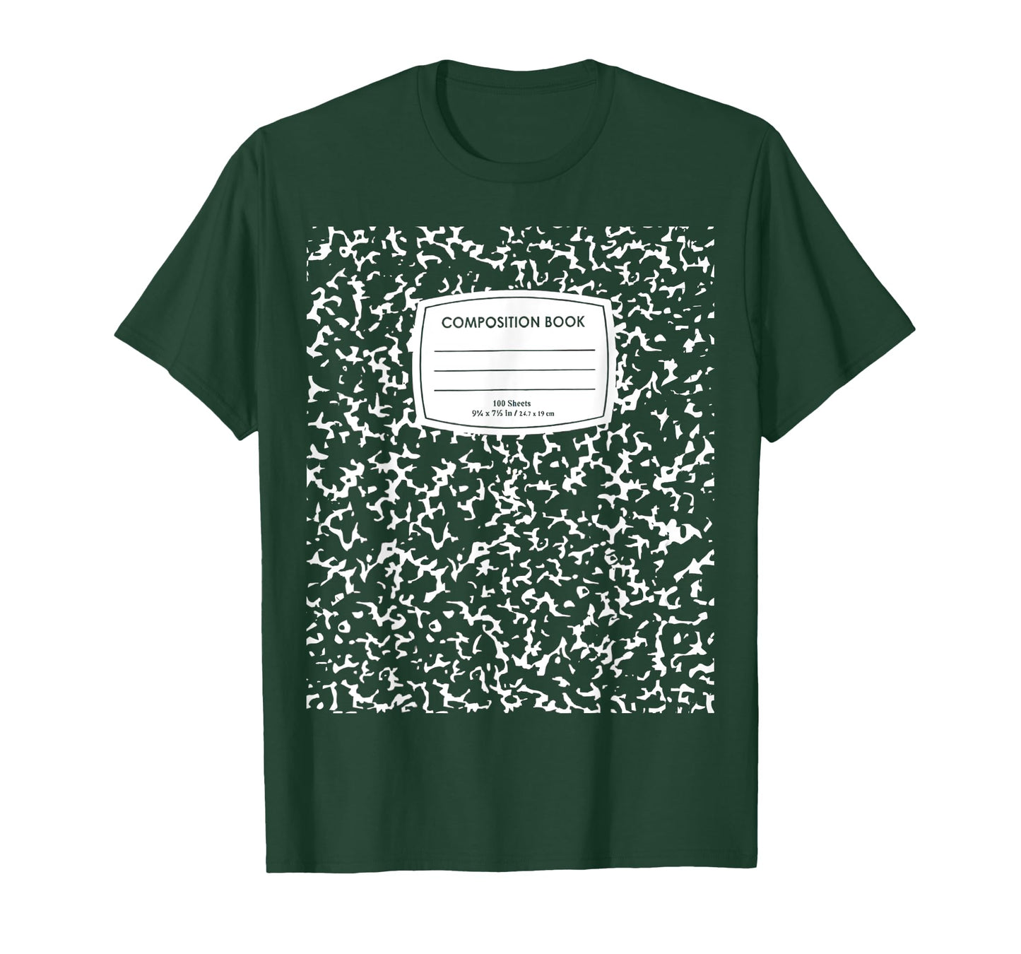 Composition Notebook Halloween Costume T-Shirt