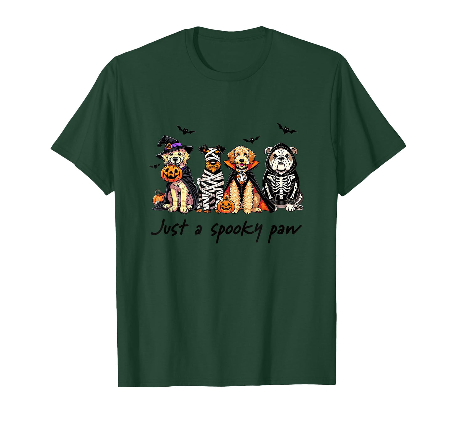 Just a Spooky Paw T-Shirt