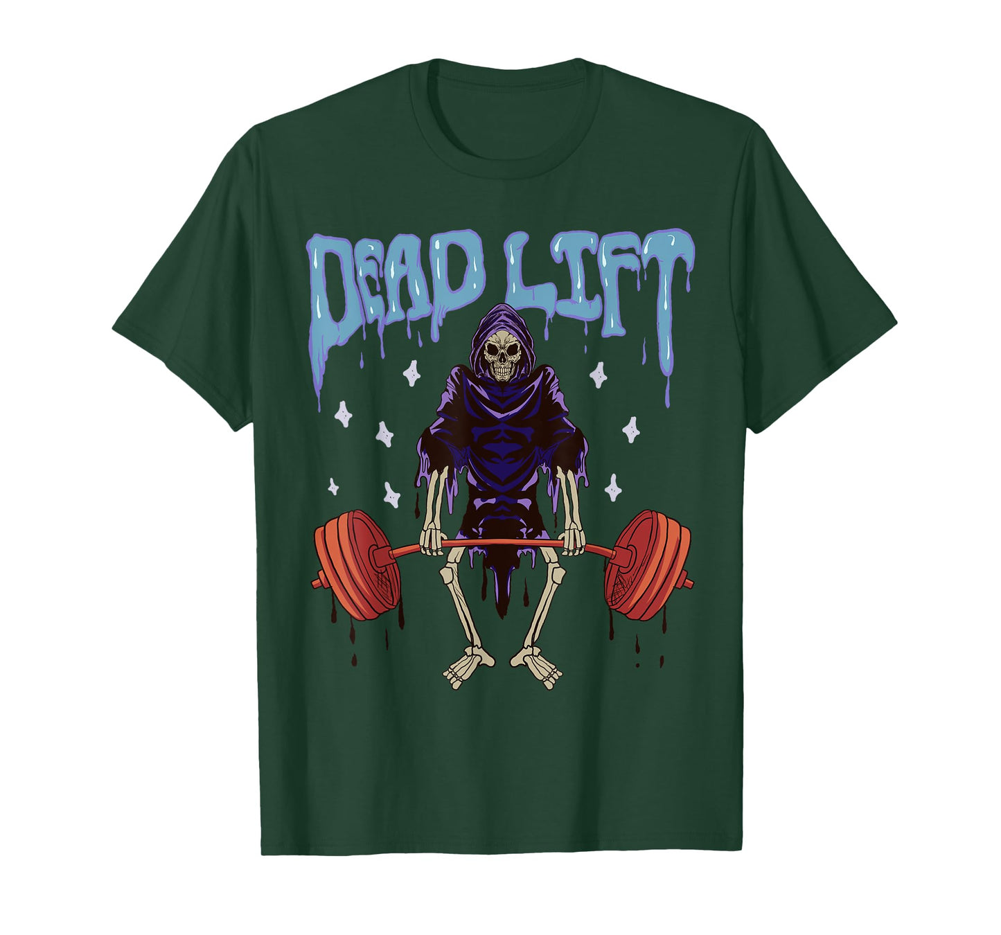 Funny Gym - Grim Reaper Deadlift Workout - Occult T-Shirt