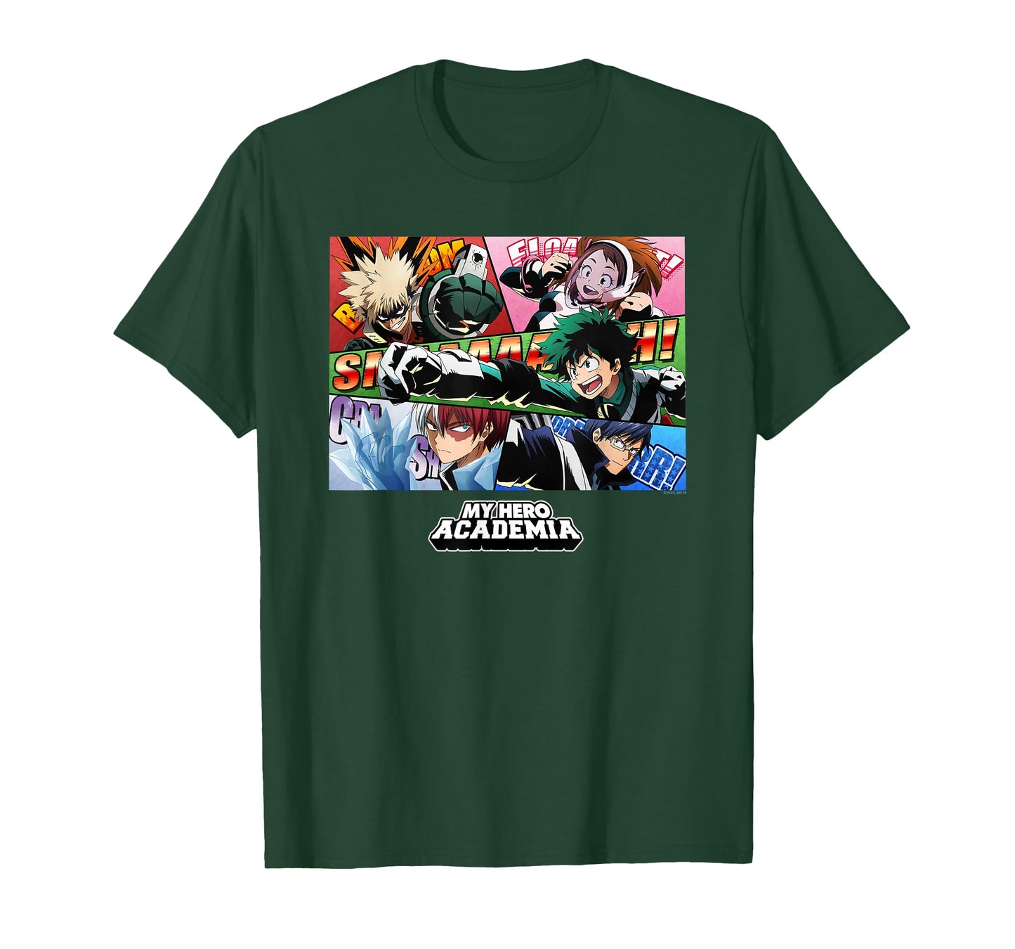 My Hero Academia Class 1-A Group Panels Anime T-Shirt
