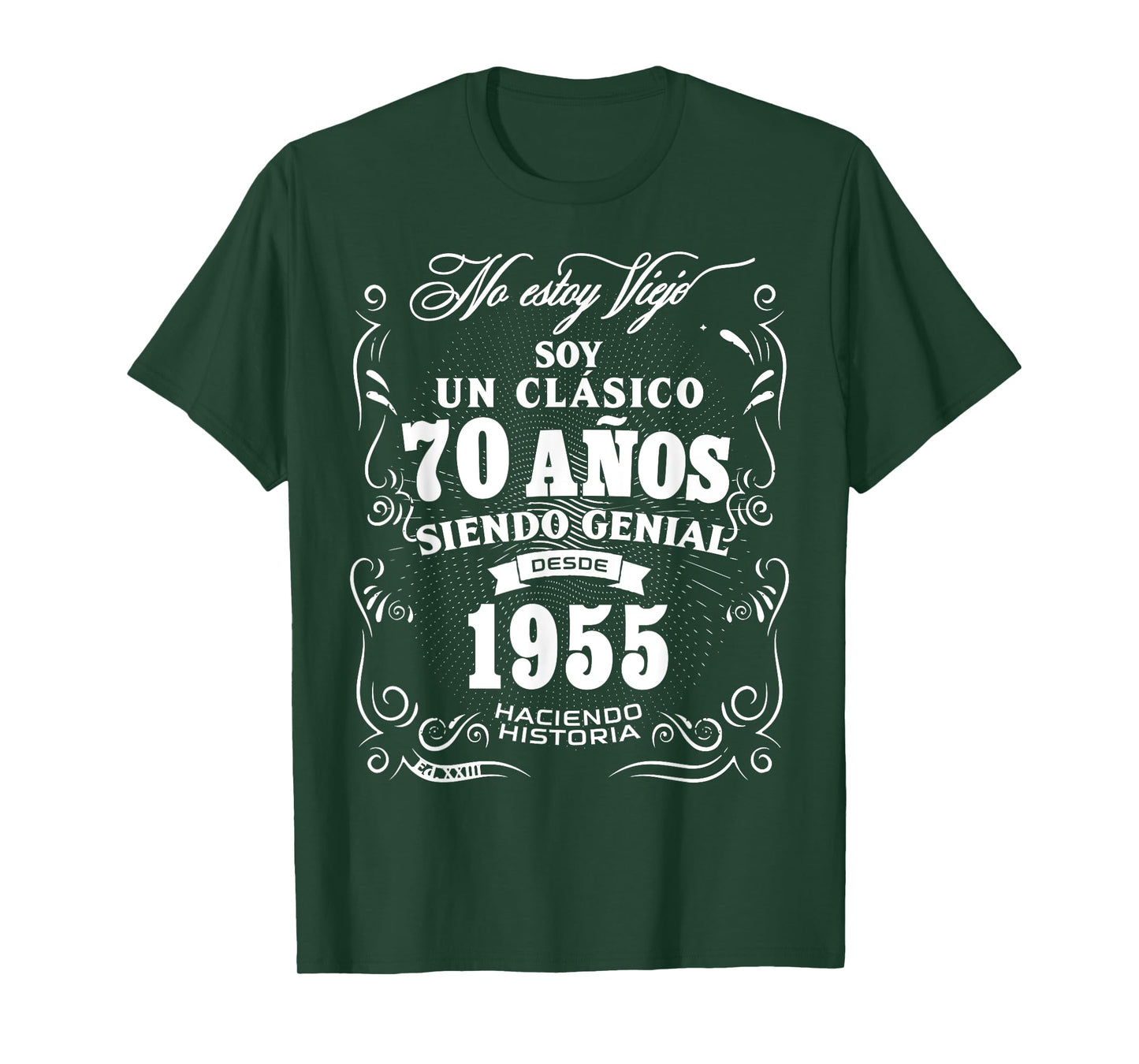 Vintage 70th Birthday Men Funny 1955 70 Birthday Spanish T-Shirt