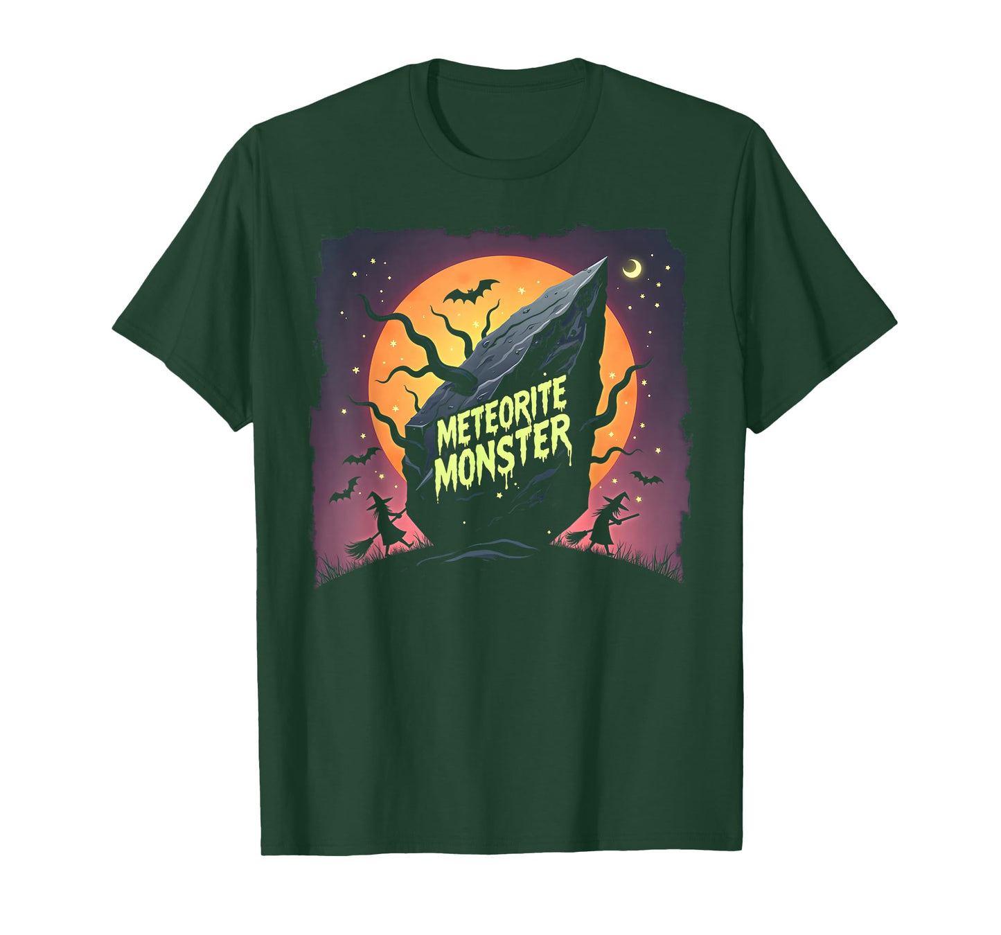 Halloween Meteorite Monster Spooky Atmosphere T-Shirt