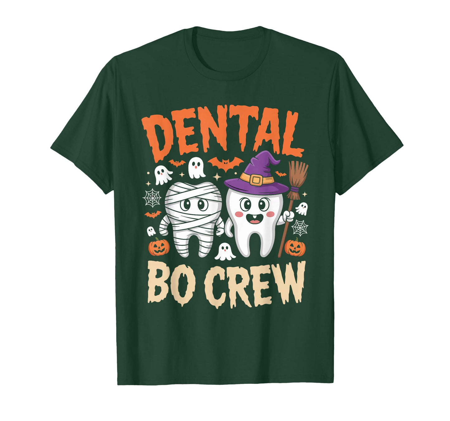 Dental Boo Crew Funny Dentist Hygienist Costume T-Shirt