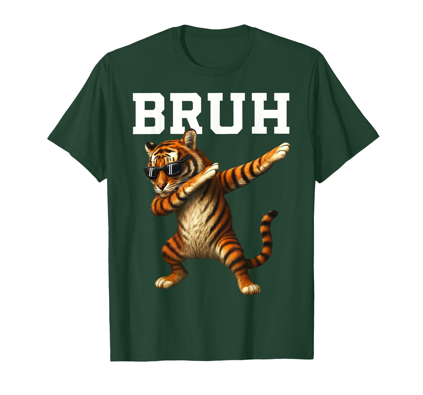 Vintage Bruh Game Day Funny Tigers Apparel for Men Women Kid T-Shirt