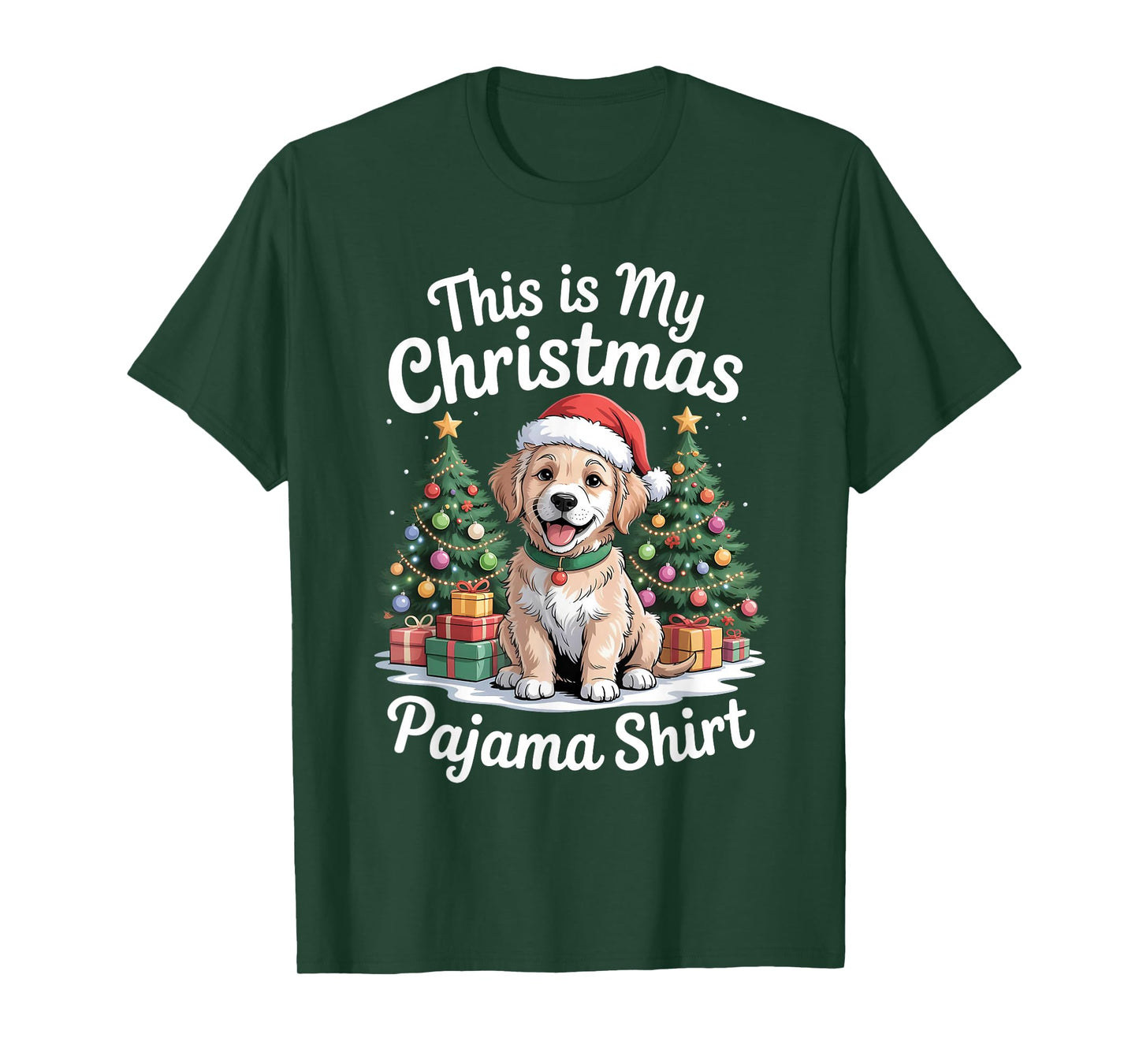 Dog This is My Christmas Pajama T-Shirt