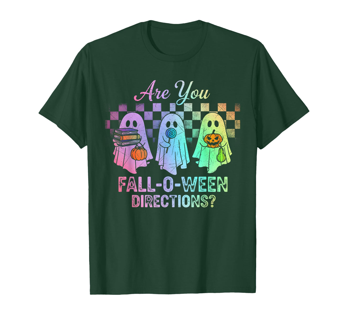 Vintage are You Fall O Ween Directions Teacher Halloween T-Shirt