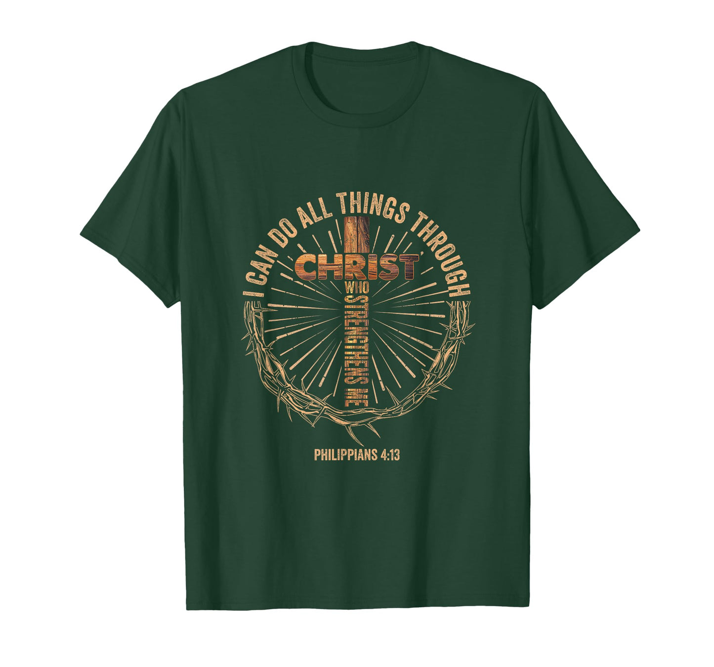 I Can Do All Things Through Christ Jesus Men Christian T-Shirt