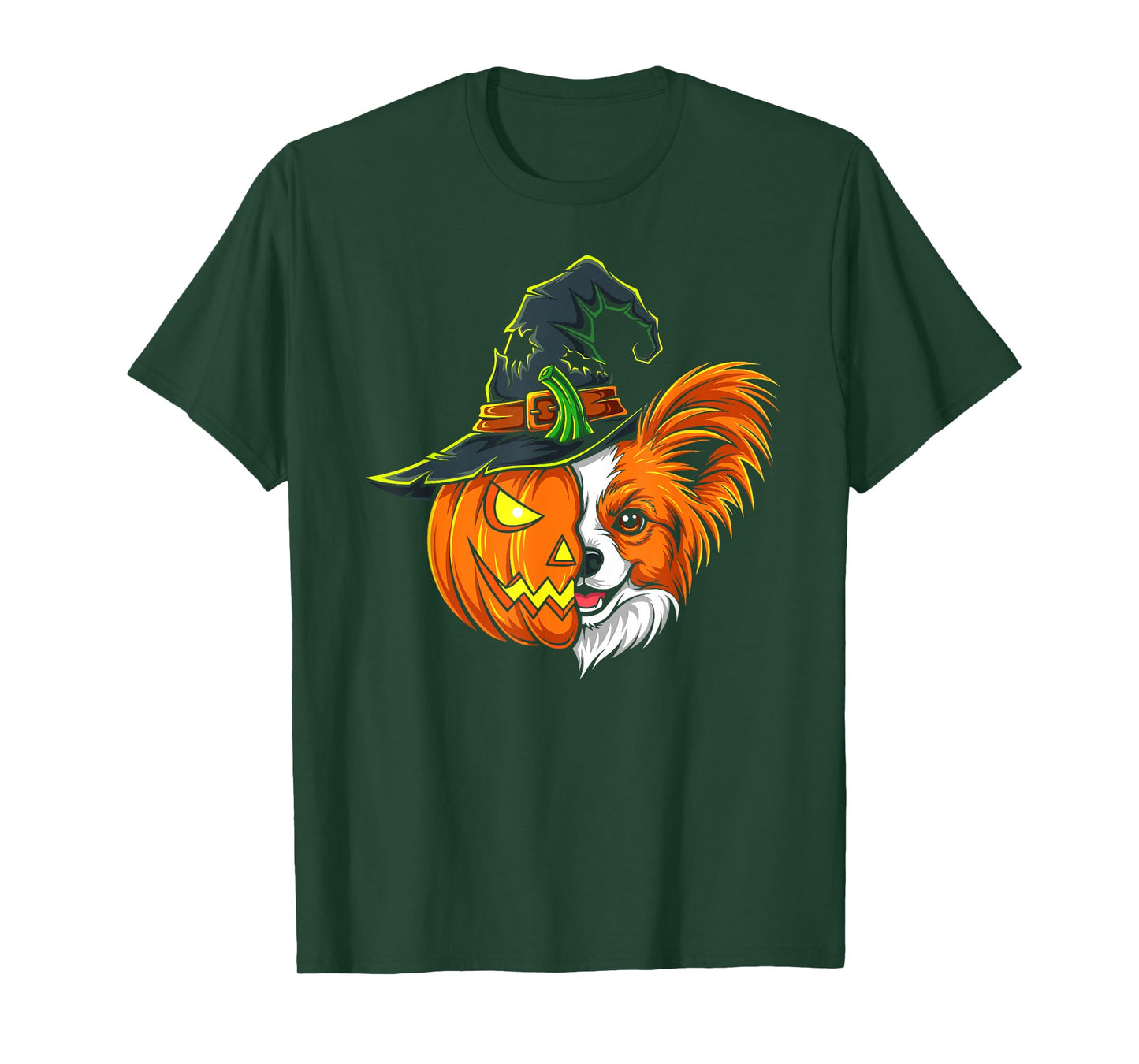 Papillon Pumpkin Jack O Lantern Halloween Kids Mens Womens T-Shirt