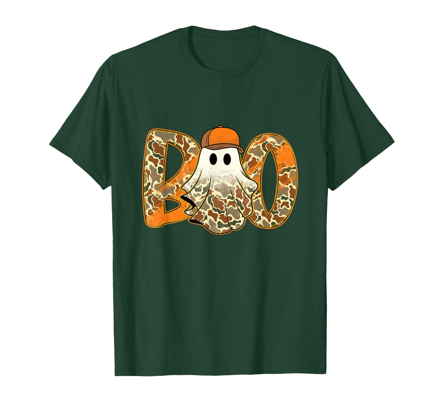 Boo Camo Ghost Halloween Hunter Ghost Hunting Lover Boys T-Shirt