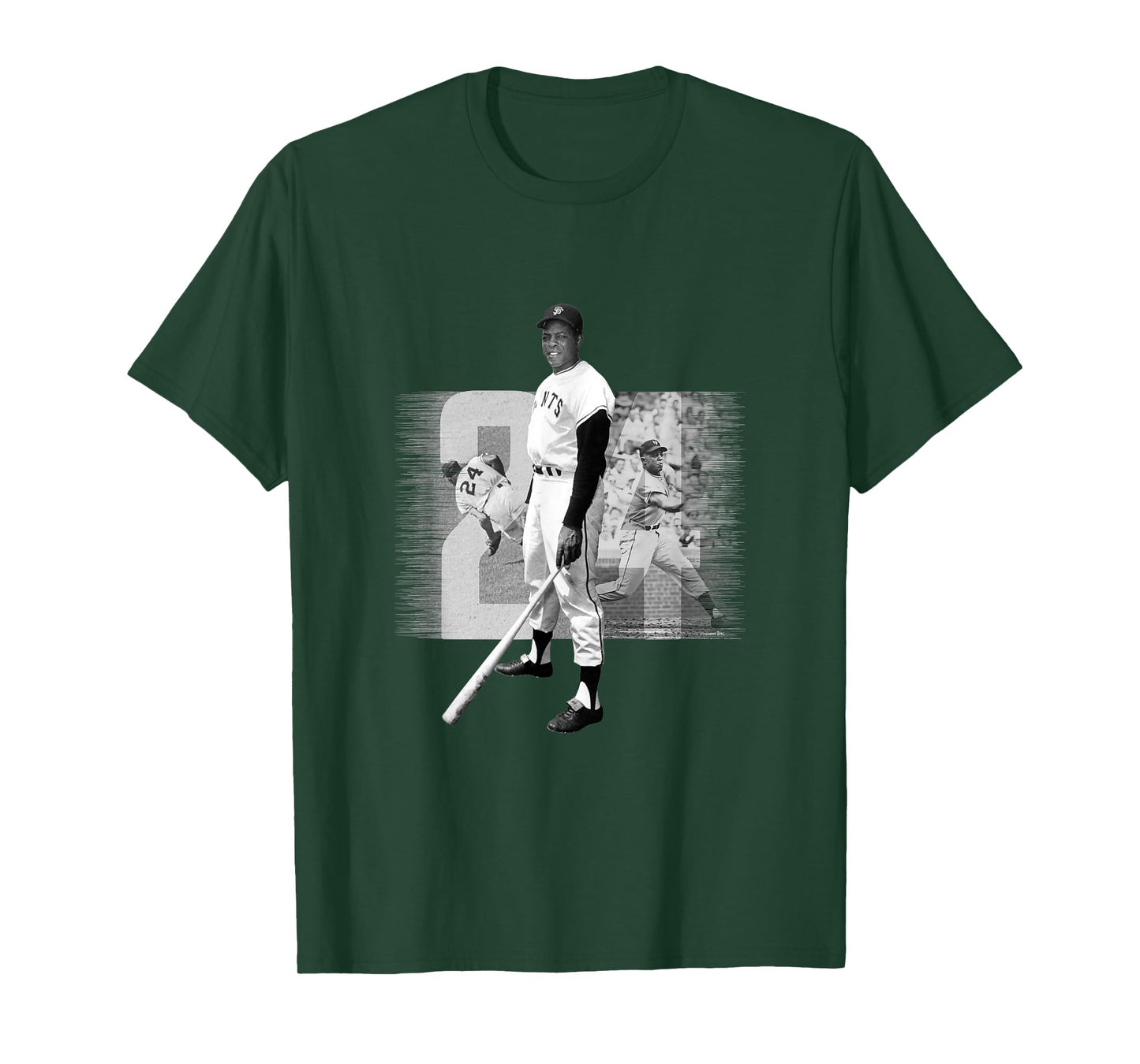 Willie Mays_Baseball_001 T-Shirt