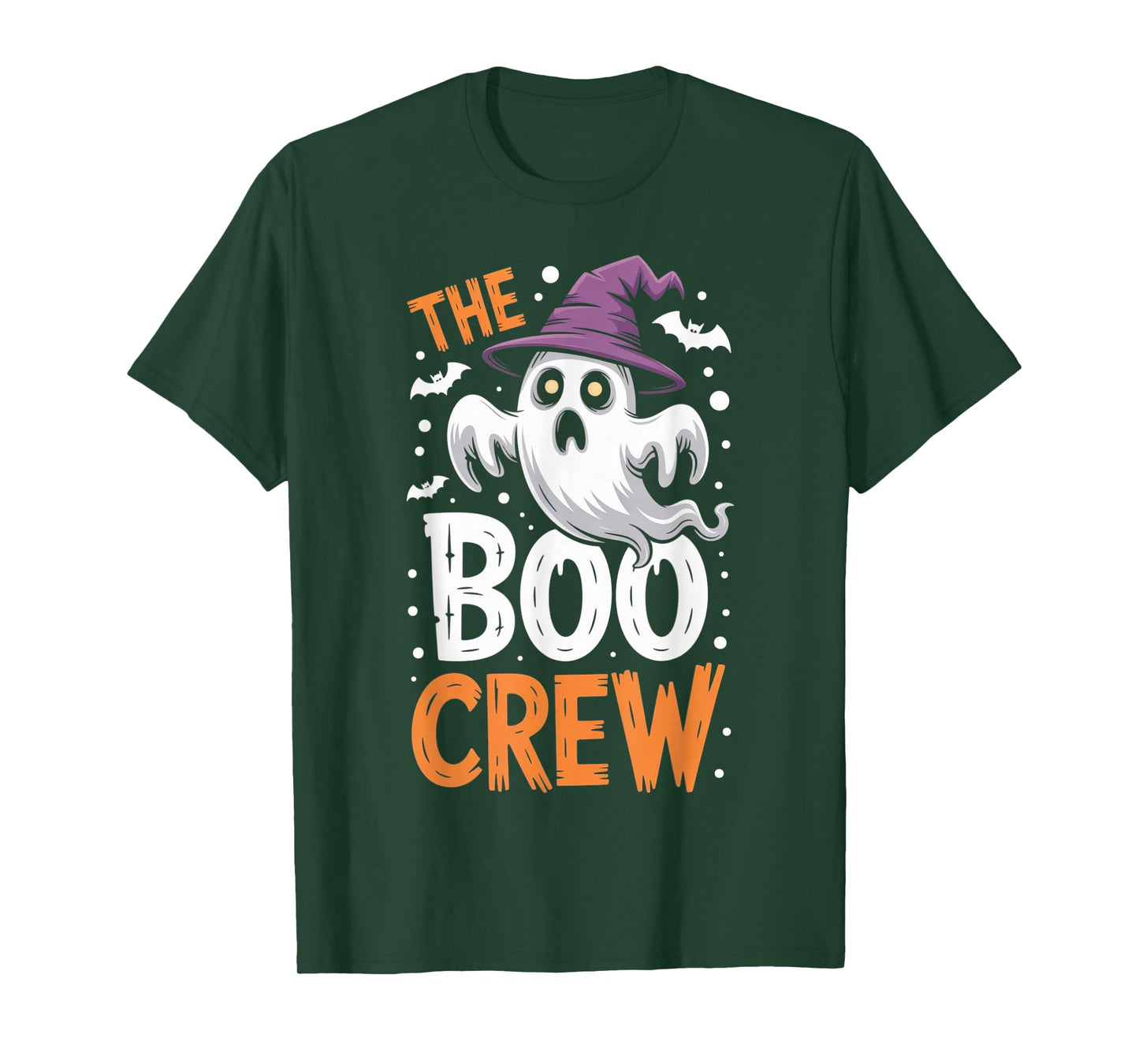Halloween Ghost The Boo Crew Costume Matching Women Gifts T-Shirt