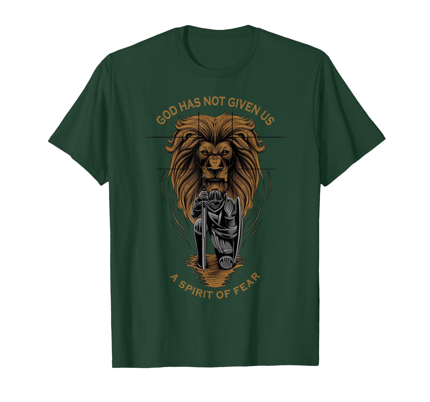 2 Timothy 1:7 Christian Faith Over Fear Religious Verse Gift T-Shirt