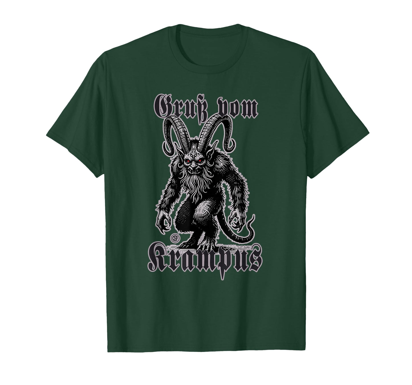 Greeting from Krampus Christmas Legend Figure T-Shirt