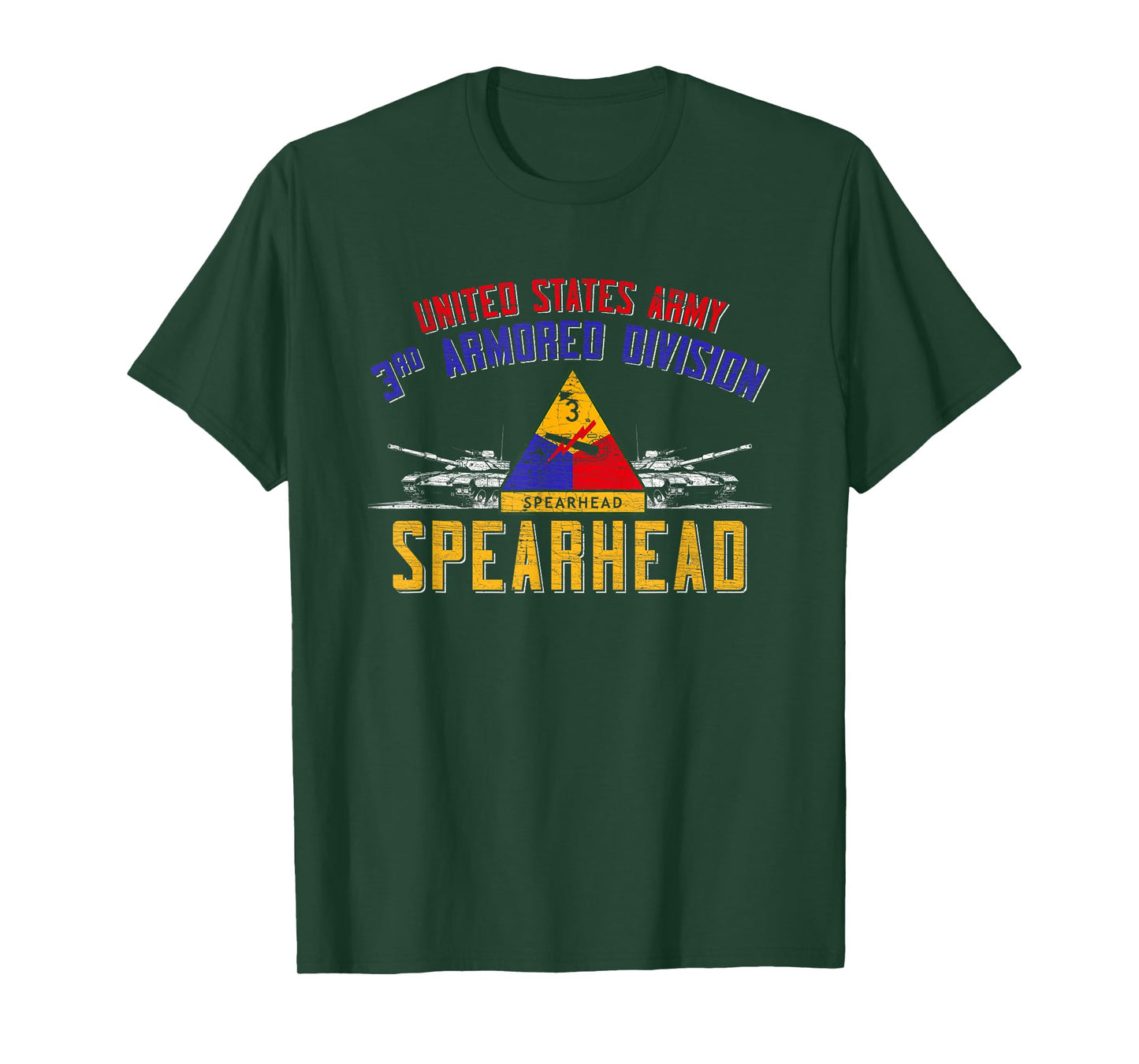 3rd Armored Division Veteran 3rd Ad Spearhead Vintage Gifts T-Shirt