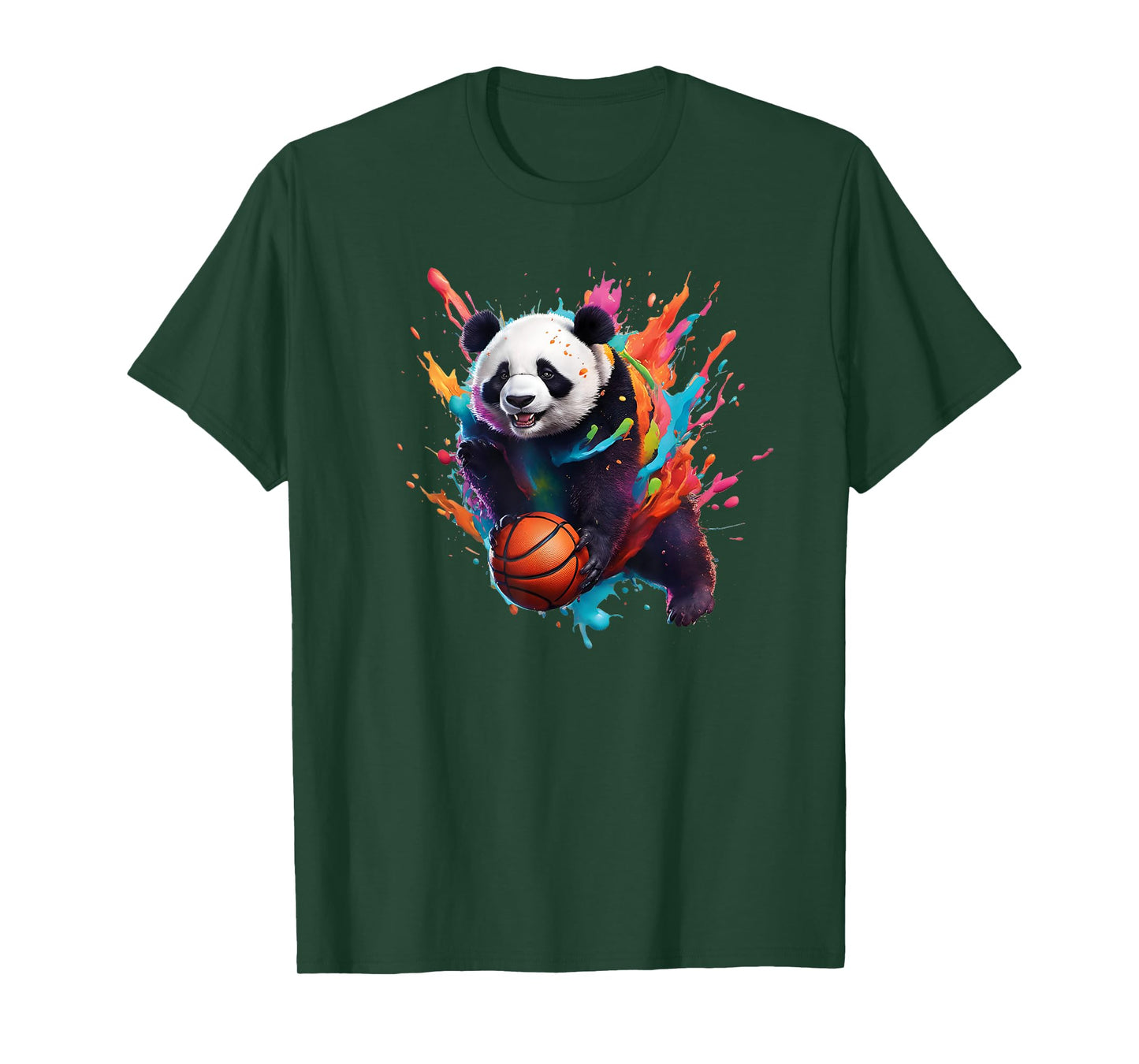 Basketball Panda Slam Dunk T-Shirt