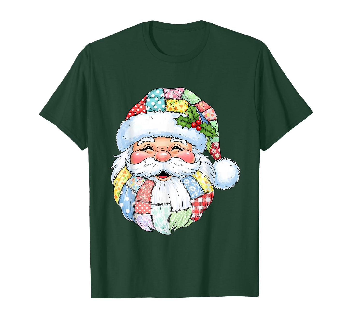 Vintage Retro Santa Claus Christmas Holiday Funny Merry Xmas T-Shirt