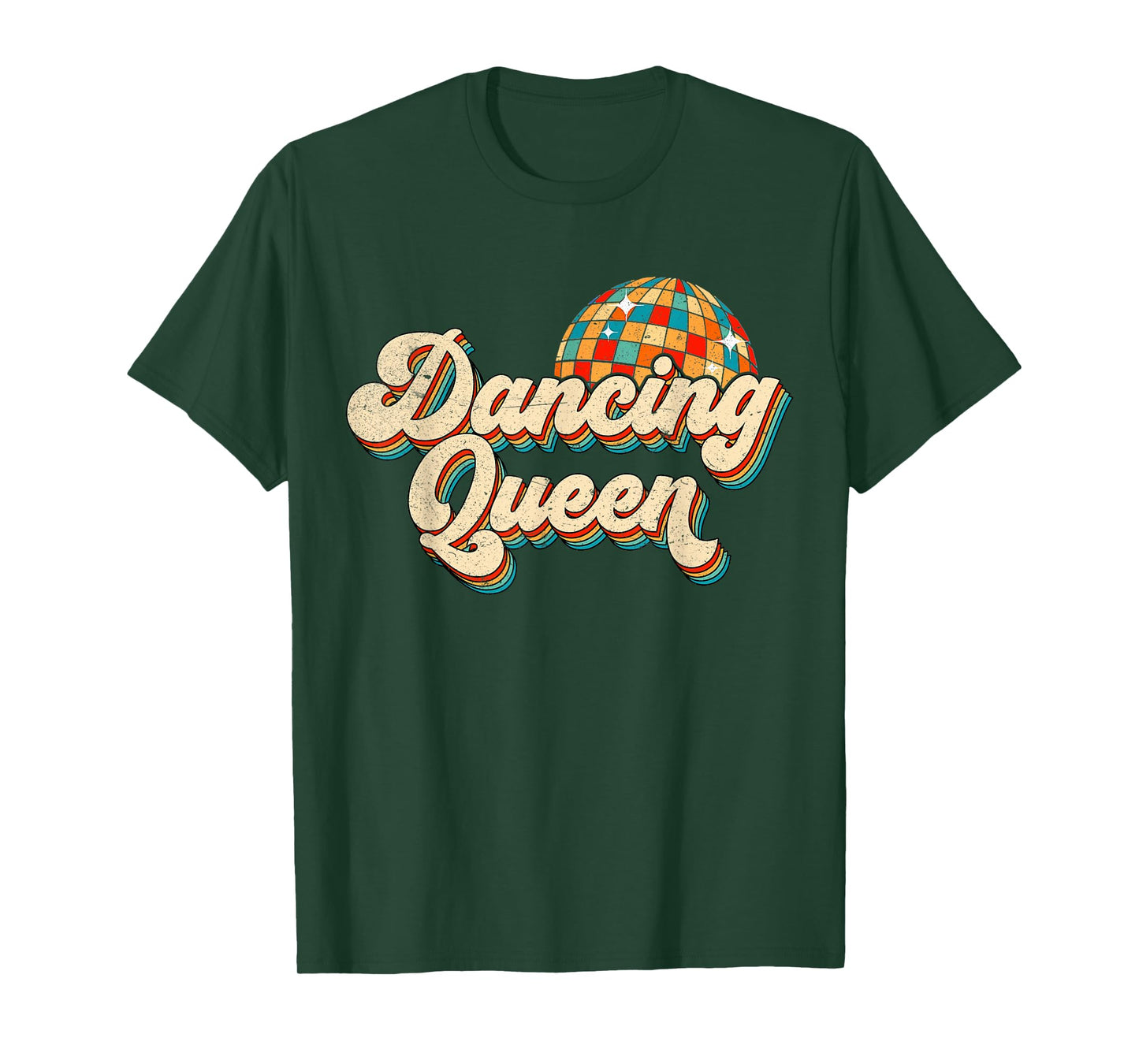 Retro Classic Vintage Dancing Queen 80s 70s Disco Women Girl T-Shirt