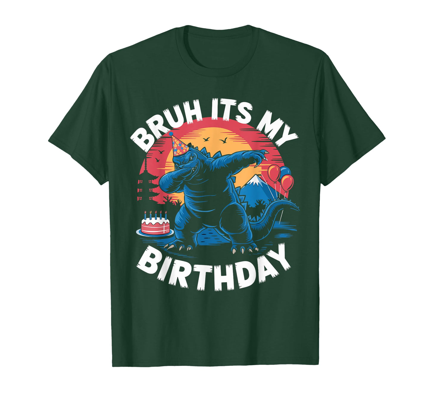 Kaiju Birthday Party Japan Monster Bday Dinosuar Decorations T-Shirt