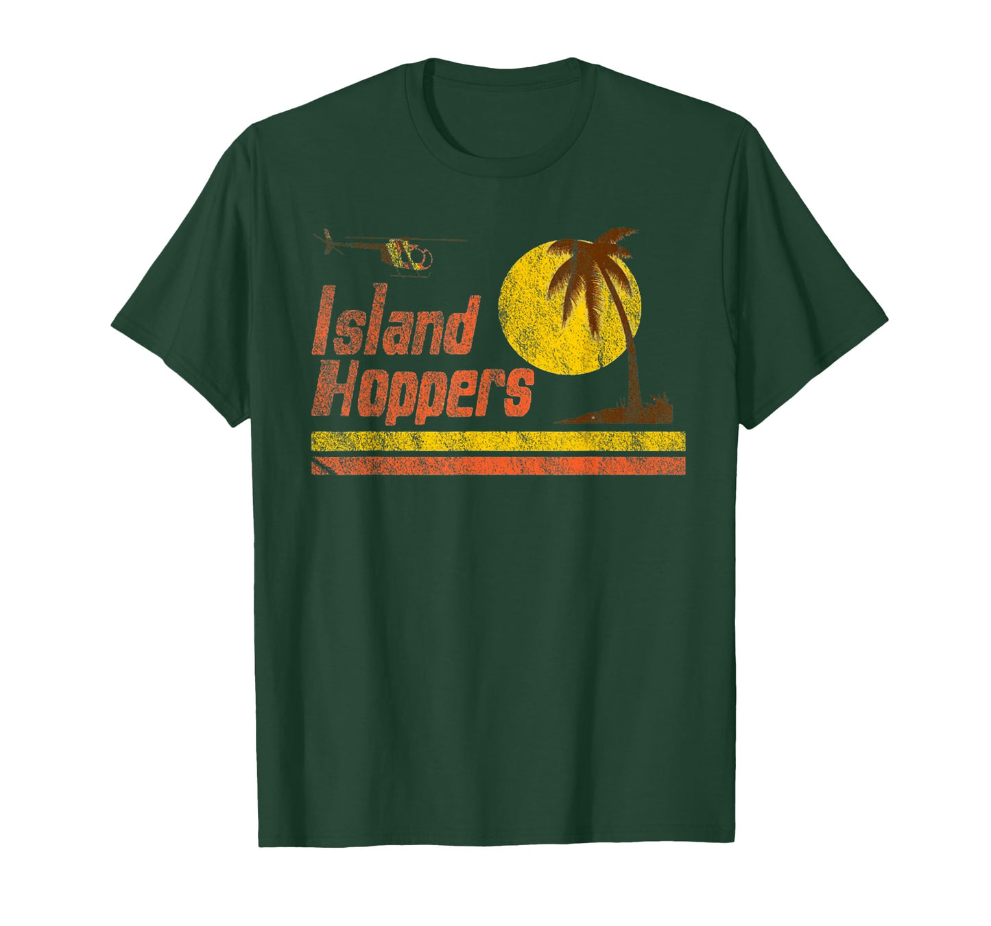 Magnum Island Retro Hoppers Sunset In PI T-Shirt