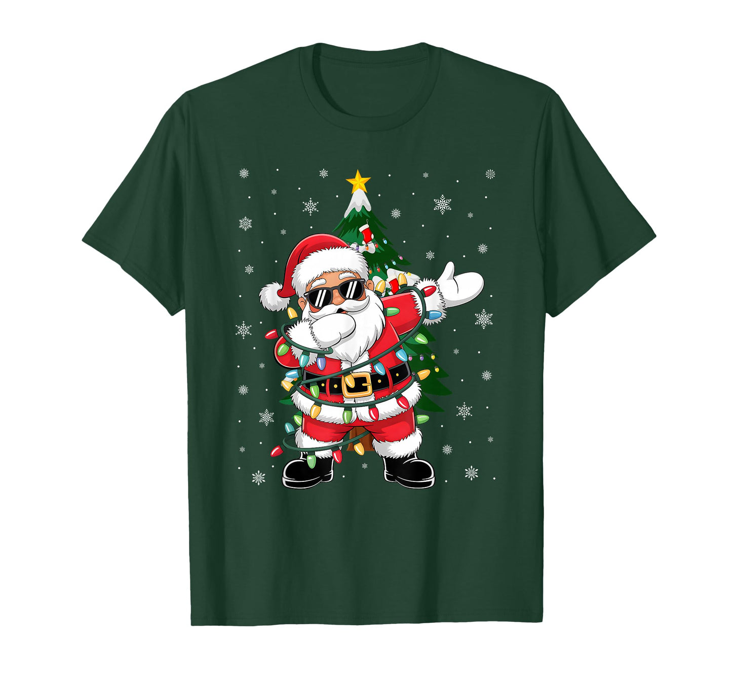 Dabbing Santa Claus Kids Boys Girls Cute Xmas Dab T-Shirt