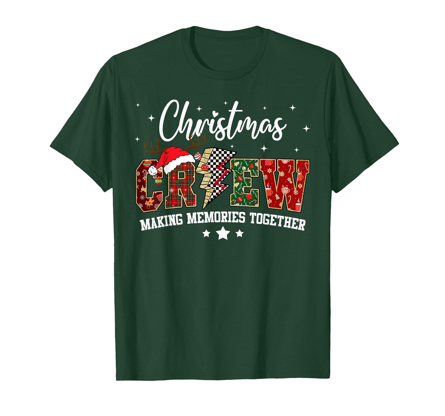 Christmas Crew Matching Family Xmas Party Men Women Kids T-Shirt