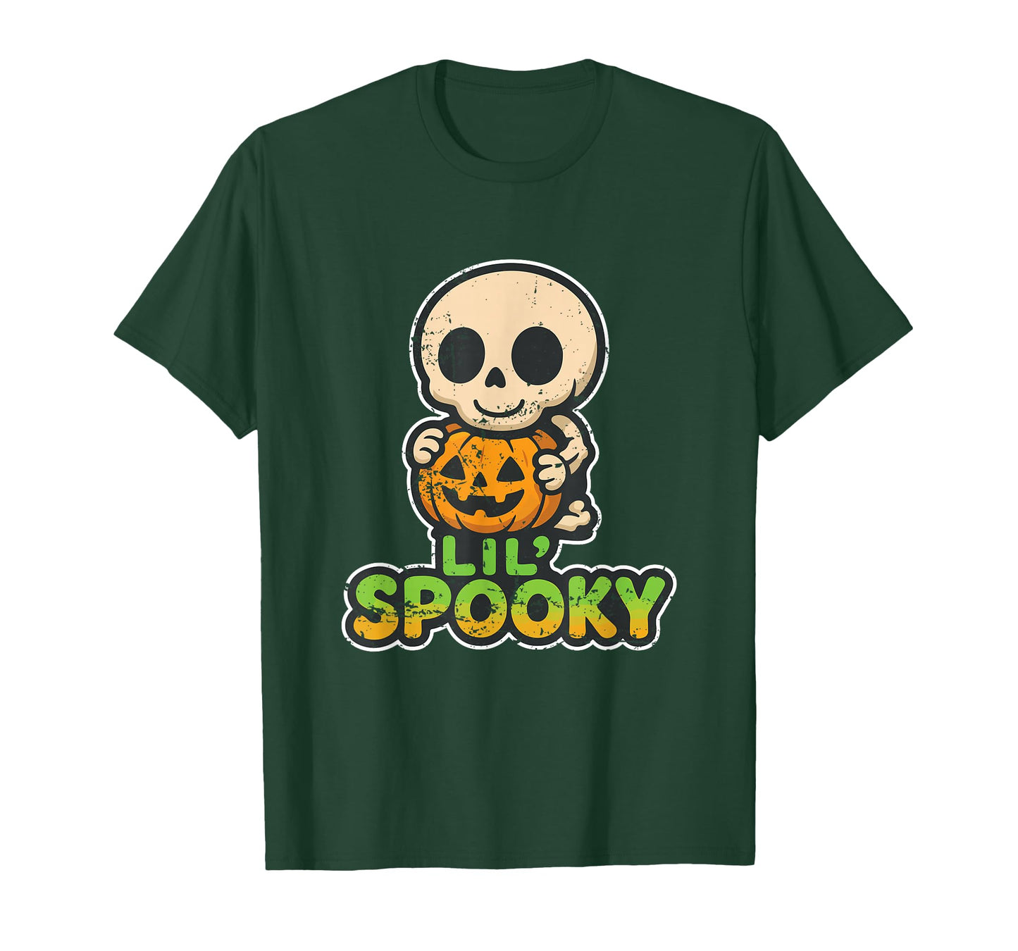 Lil Spooky Skeleton Pumpkin T-Shirt