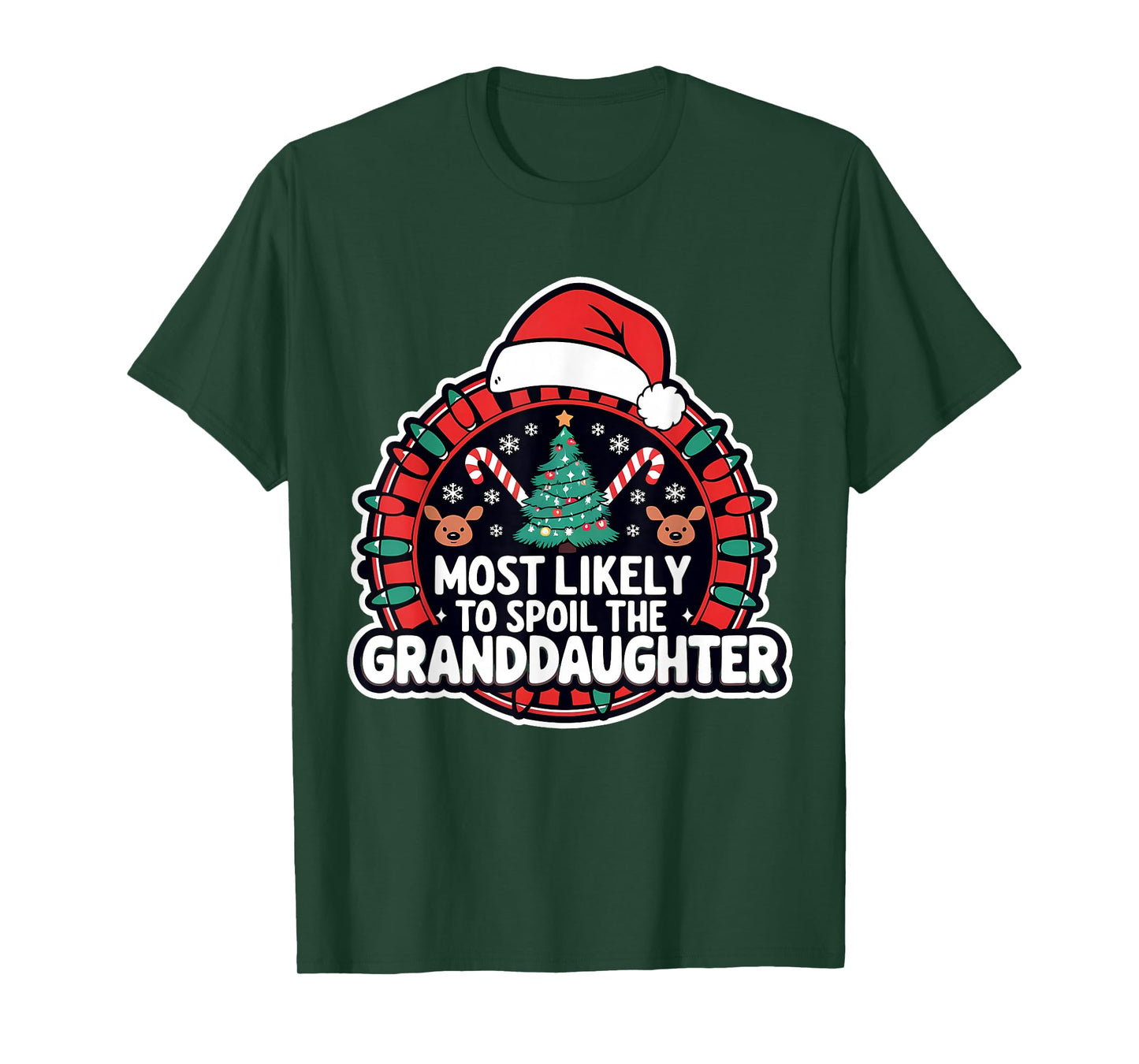 Most Likely to Spoil The Grandchildren Christmas Party T-Shirt