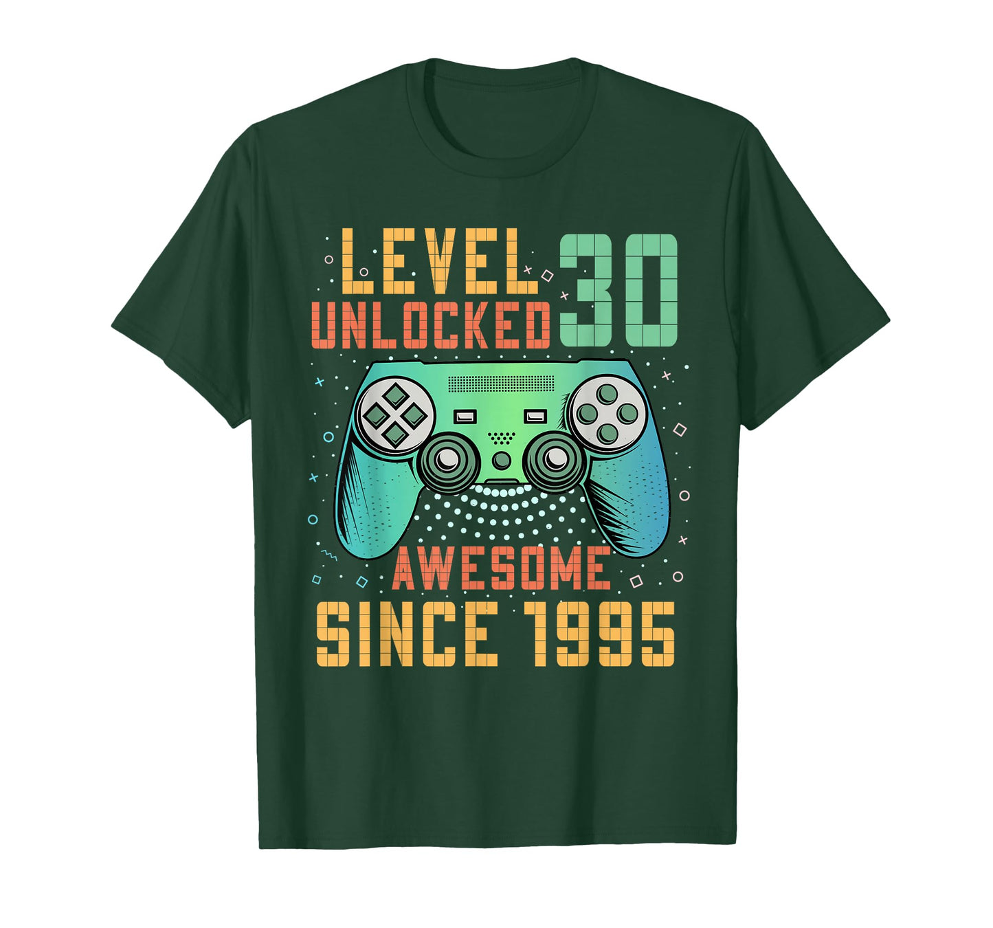 Level 30 Unlocked 30th Birthday 30 Year Old Man Gifts Gaming T-Shirt