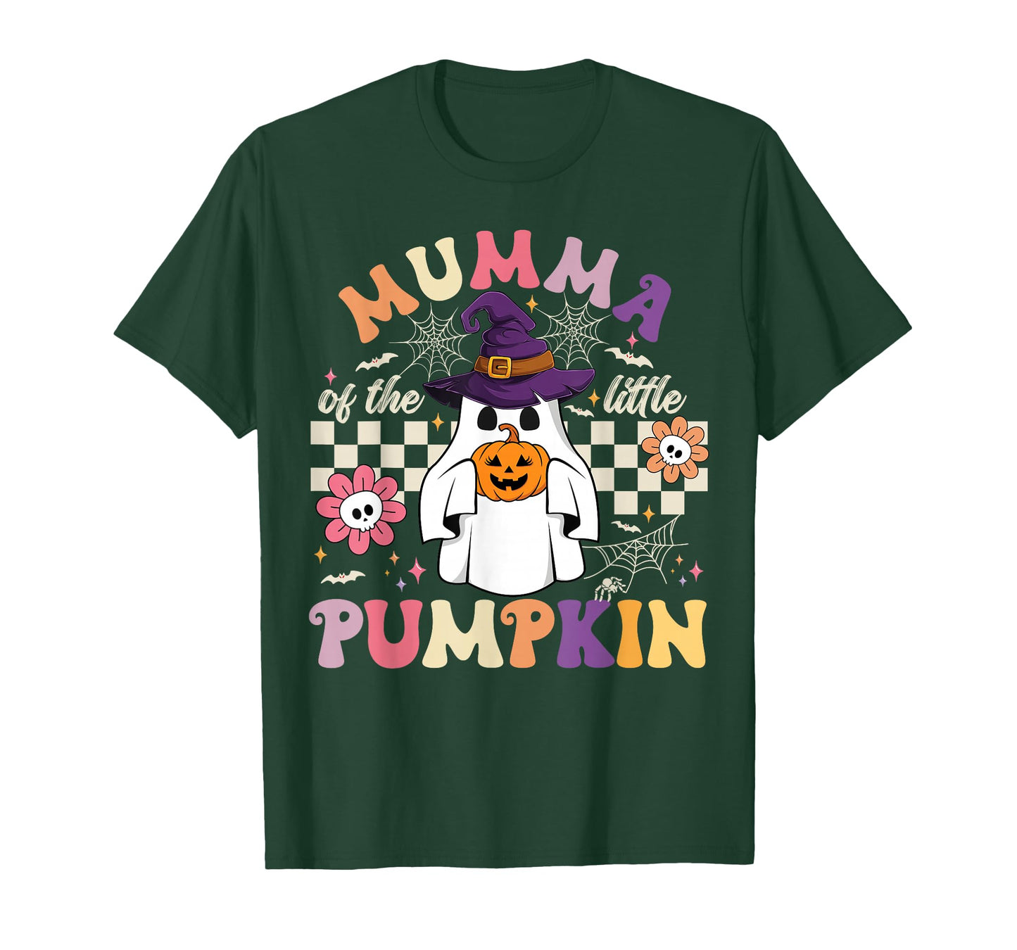 Mumma of The Little Pumpkin Halloween Spooky Ghost T-Shirt