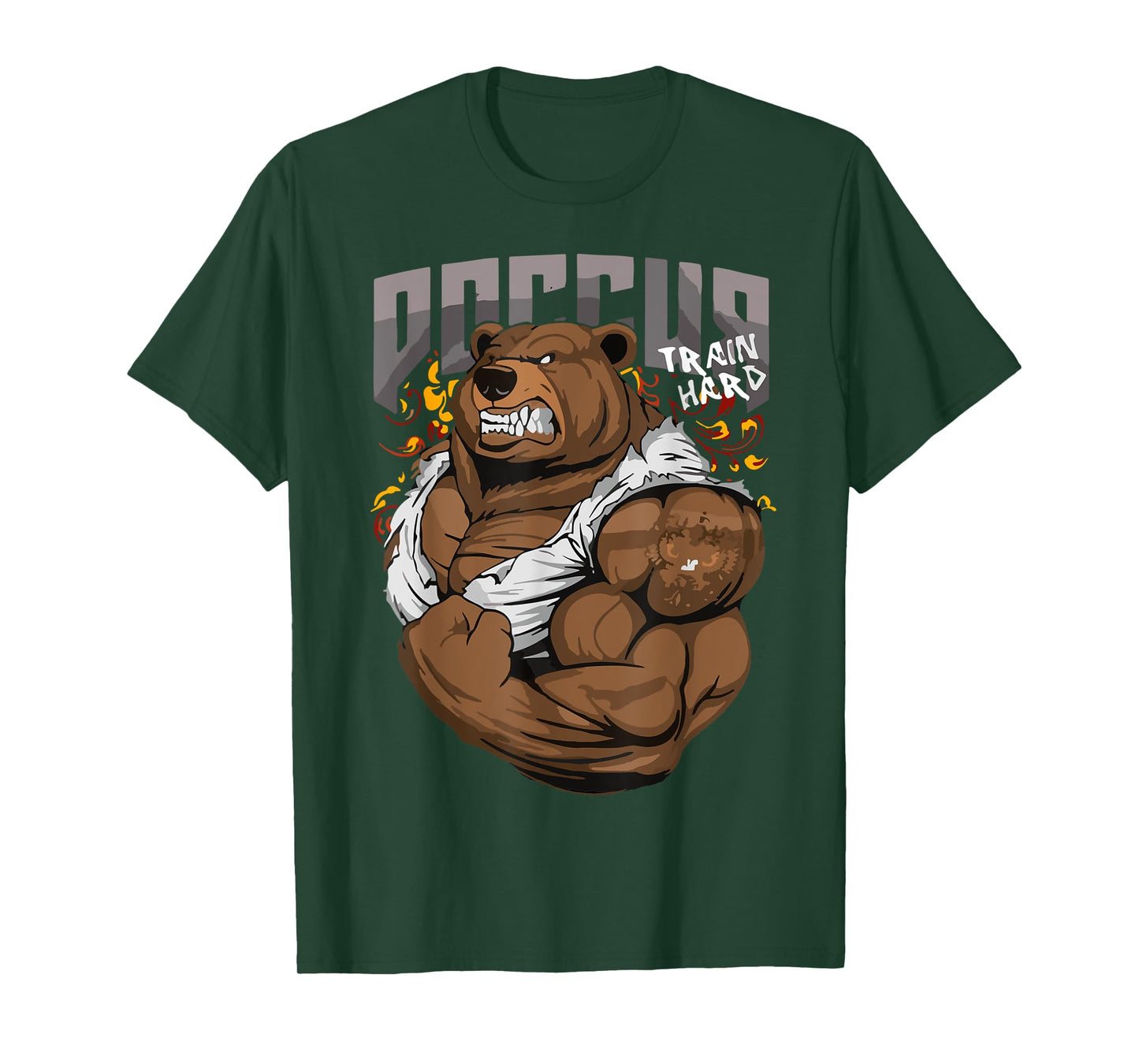 Russian Bear Gym Strong Bear Animal Russia National Animal T-Shirt