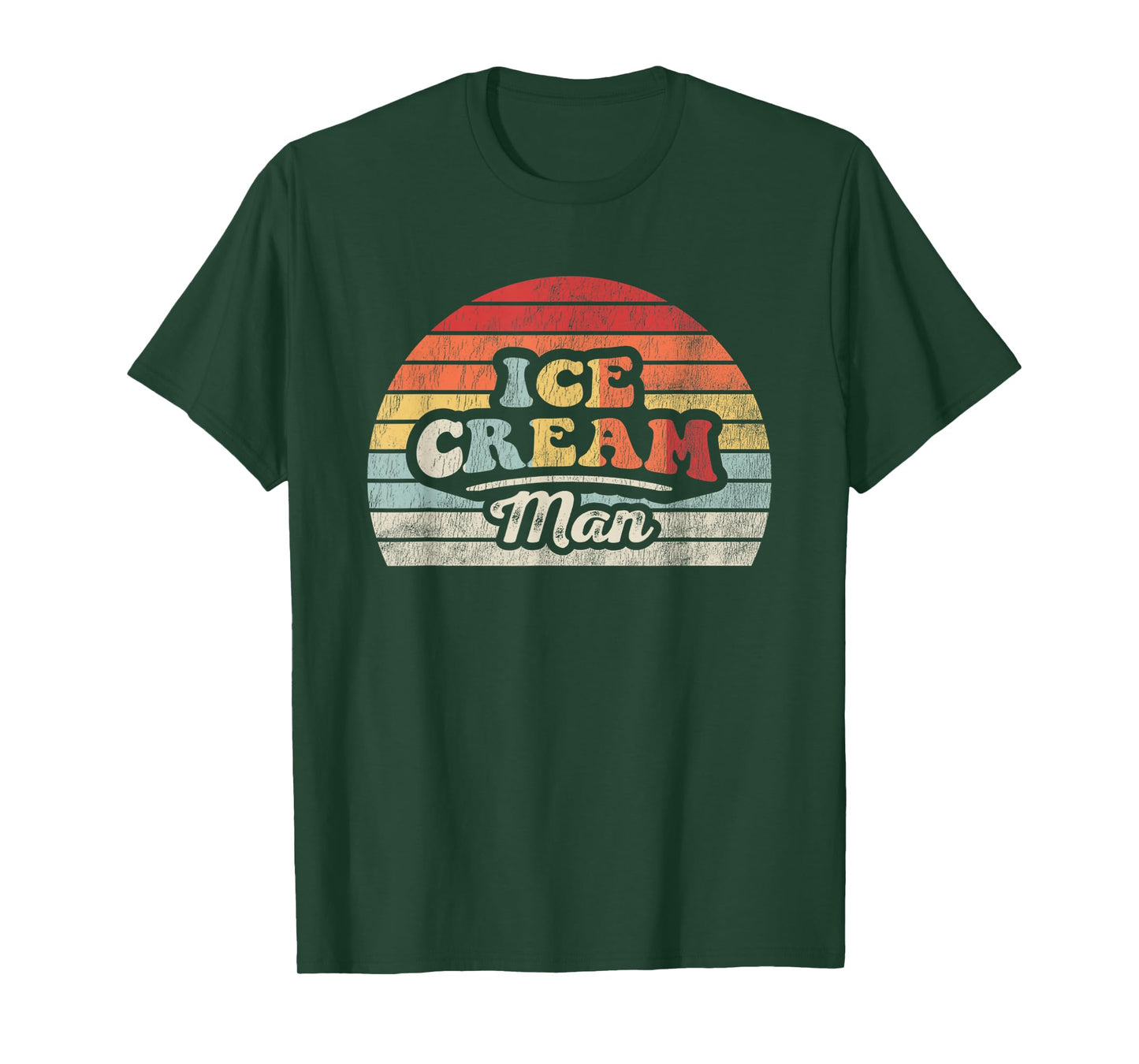 Vintage Ice Cream Man Delight T-Shirt