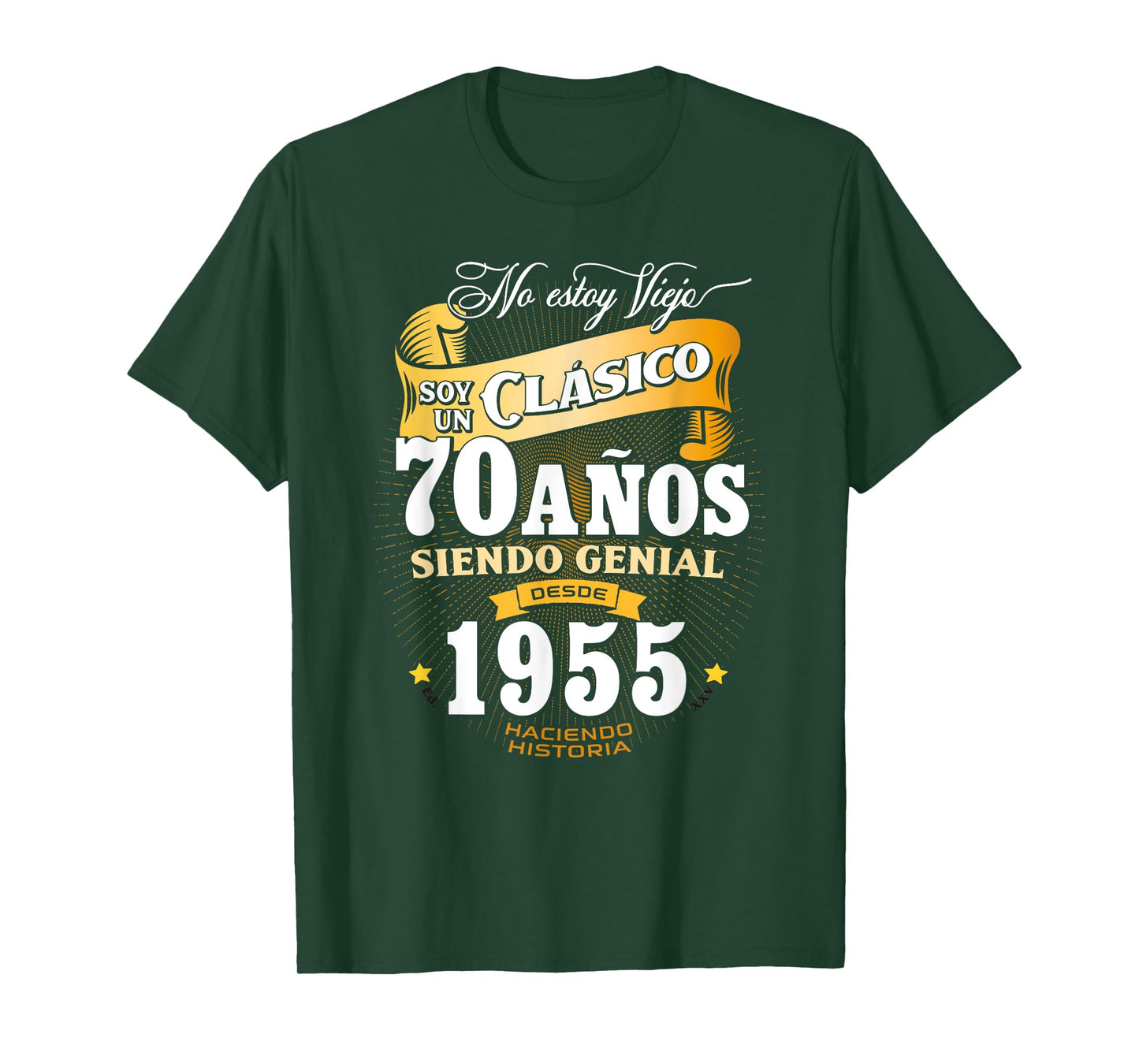 70th Birthday gift for Men in Spanish Regalo cumpleanos 70 T-Shirt