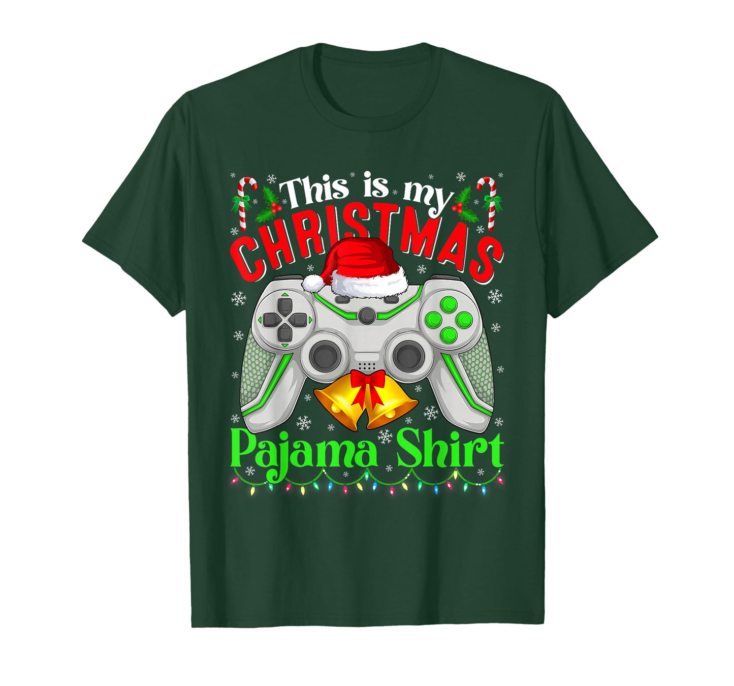 This is My Christmas Pajama Video Game Gamer Boys Teens Kids T-Shirt