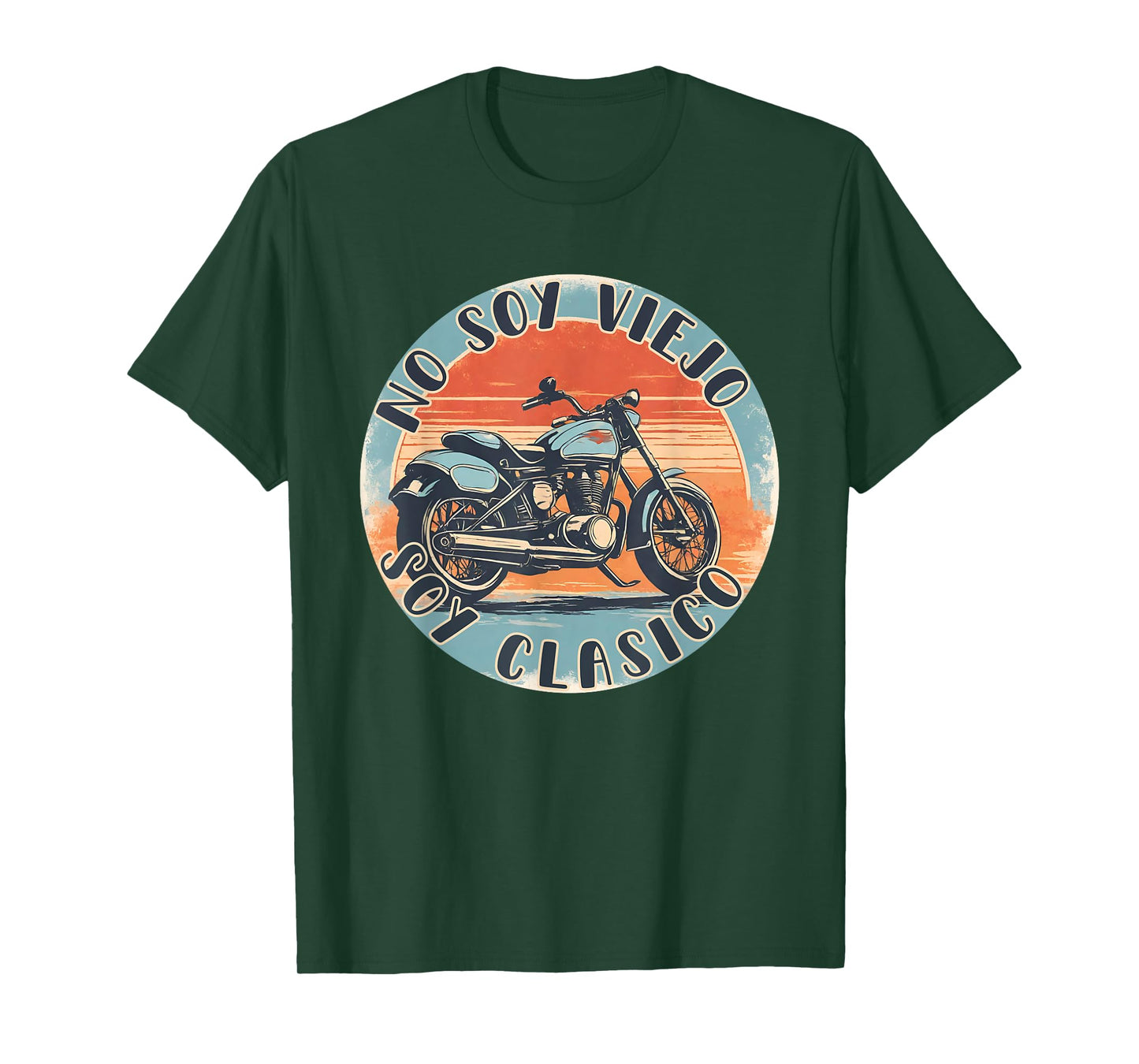 No Soy Viejo Soy Clasico Vintage Motocicleta Motorista Retro T-Shirt