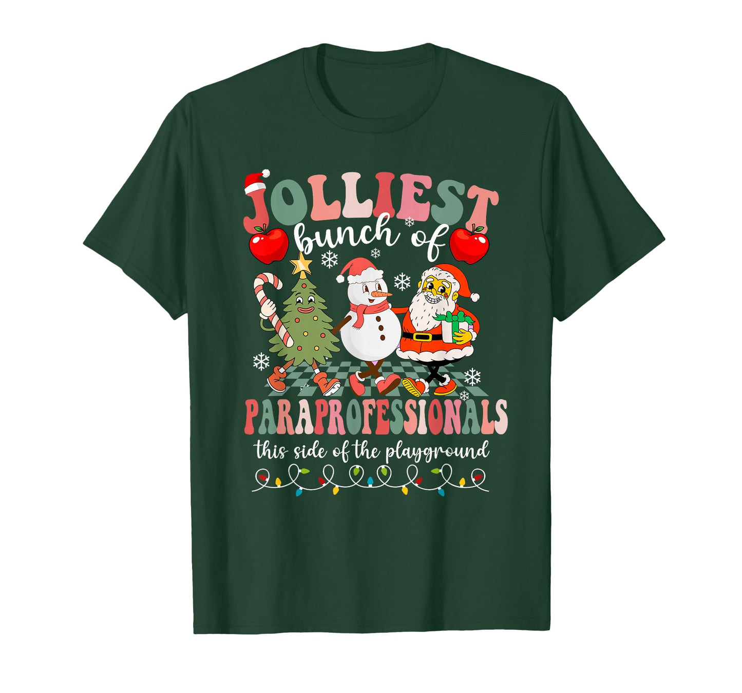 Jolliest Bunch of Paras This Side of The Playground Xmas T-Shirt