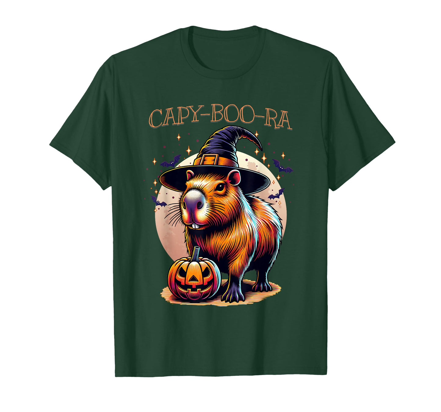 Capy-Boo-Ra Capybara Witch Halloween T-Shirt