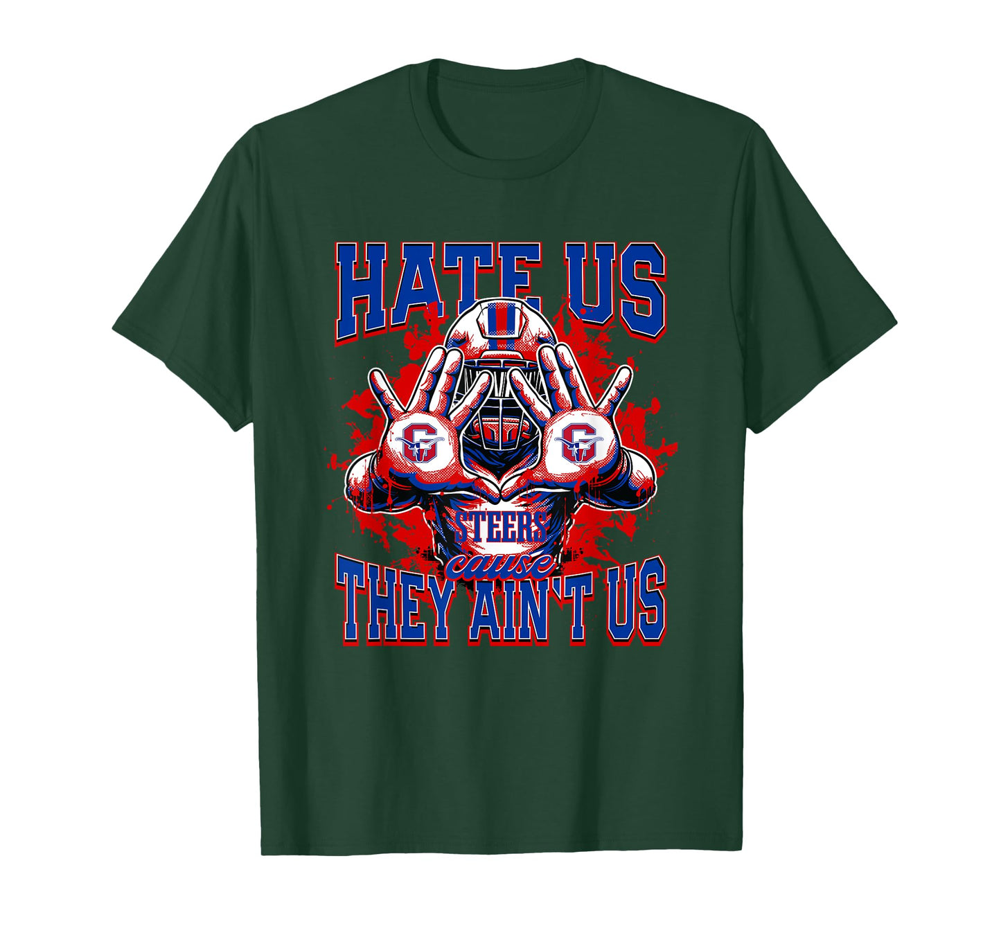 Graham Steers Logo Hate Us Cause They Ain't HS T-Shirt