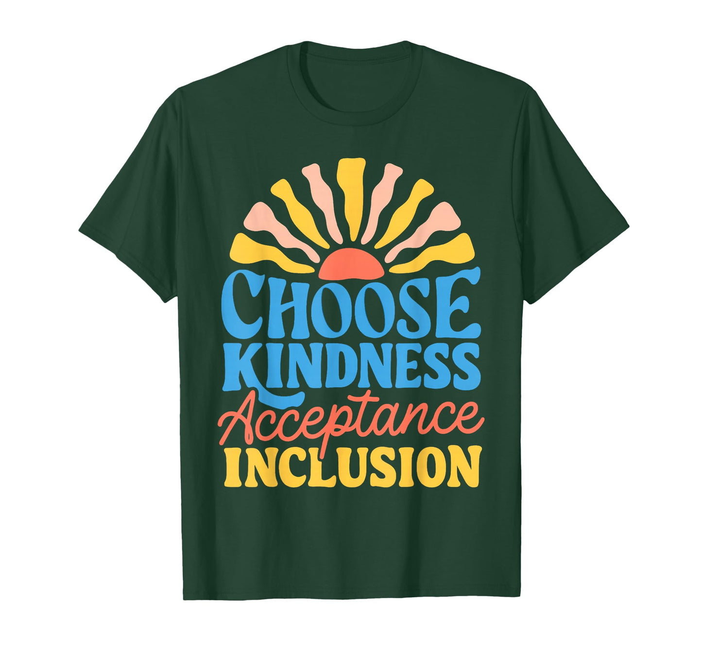 Choose Kindness Acceptance Inclusion Funny Be Kind Unity Day T-Shirt