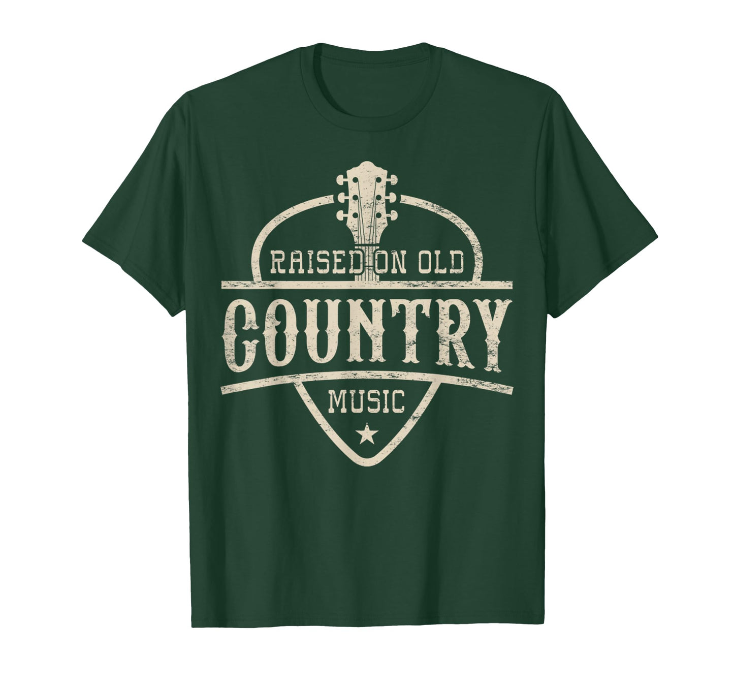 Raised On Old Country Music 80s 90s Vintage Southern Music T-Shirt